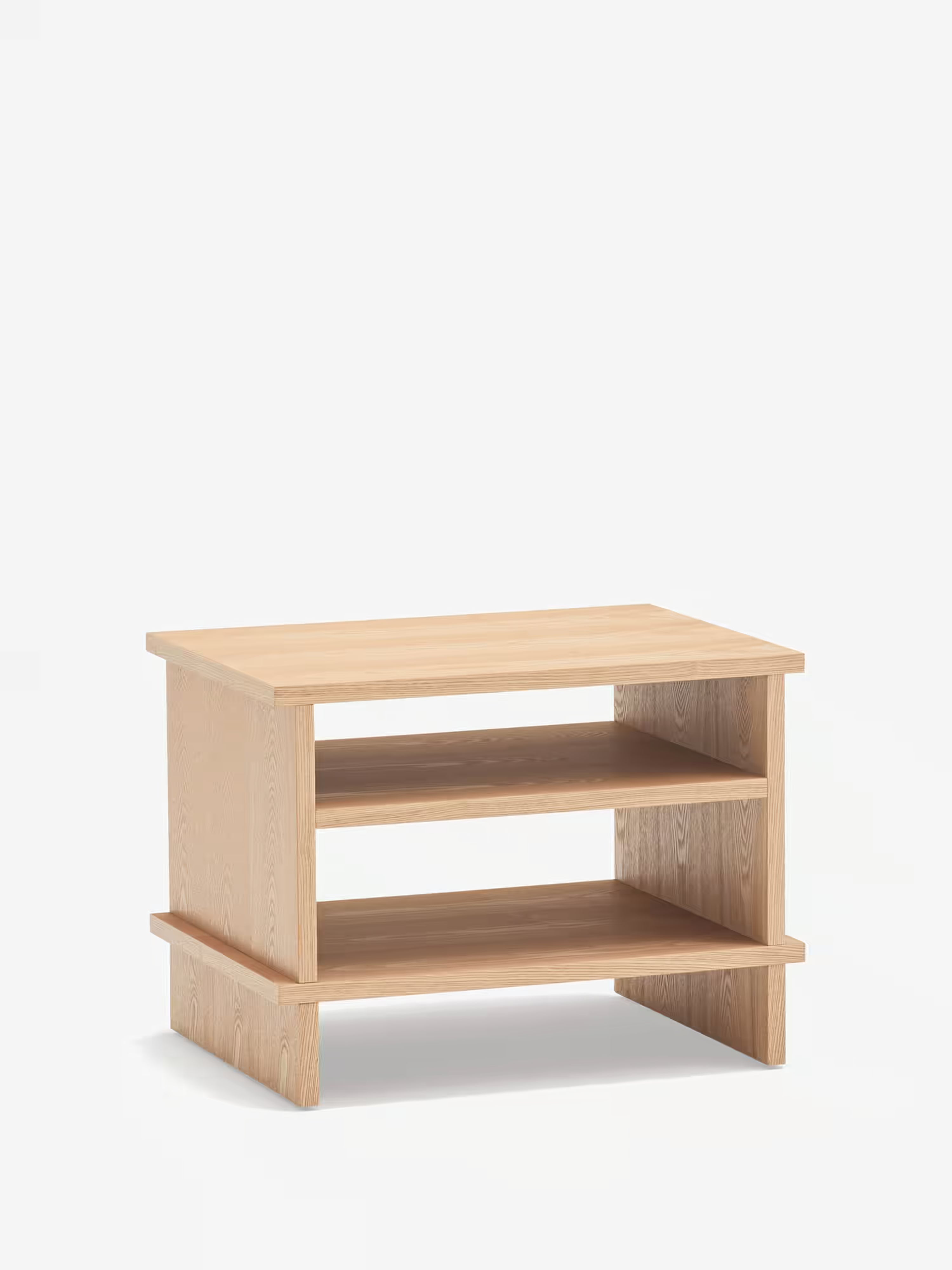 Inari comodino in rovere naturale - design minimal japandi 54 x 40 cm