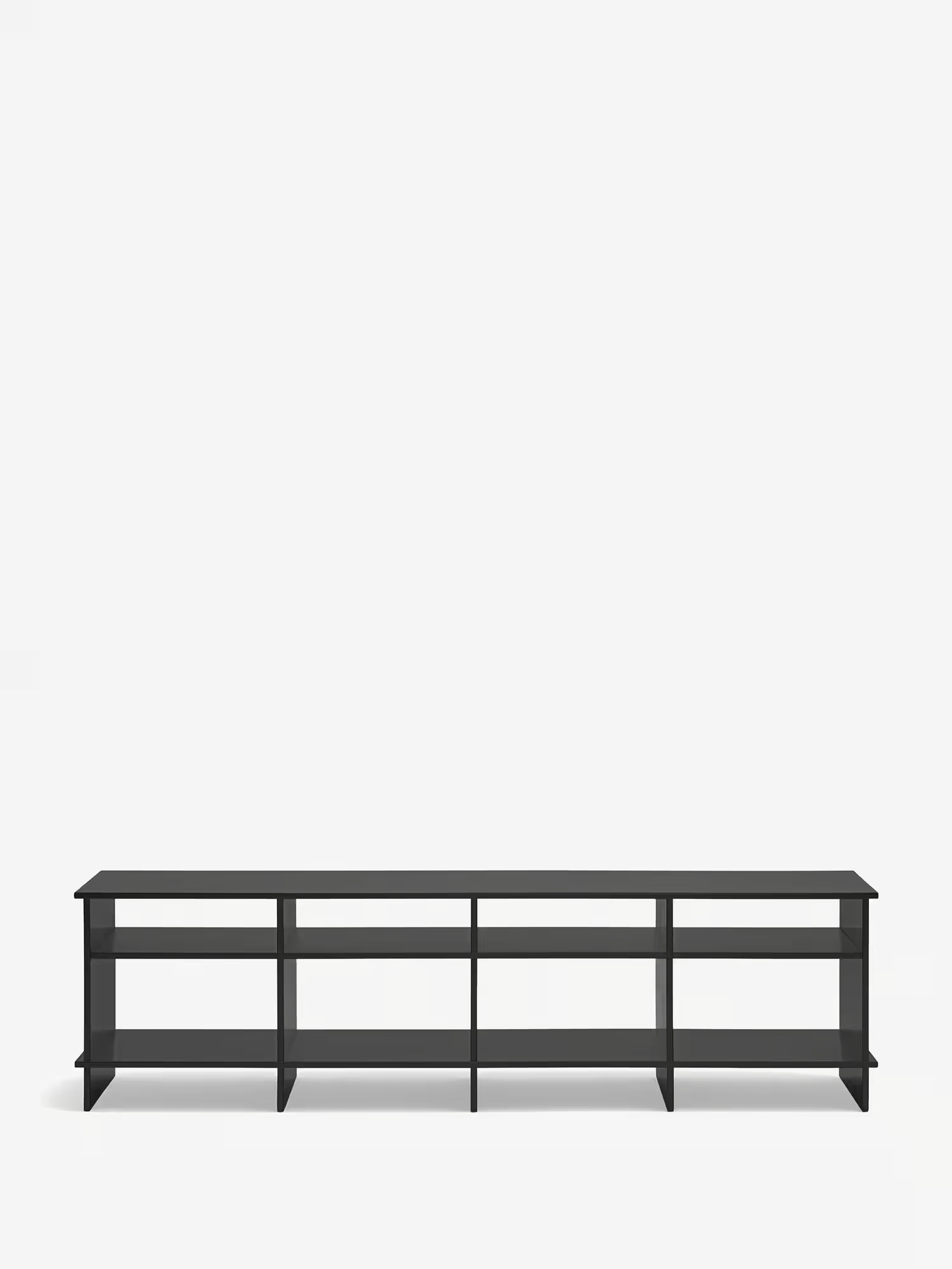 Inari Black TV stand - modern design and Japanese minimalism 180 x 50 cm