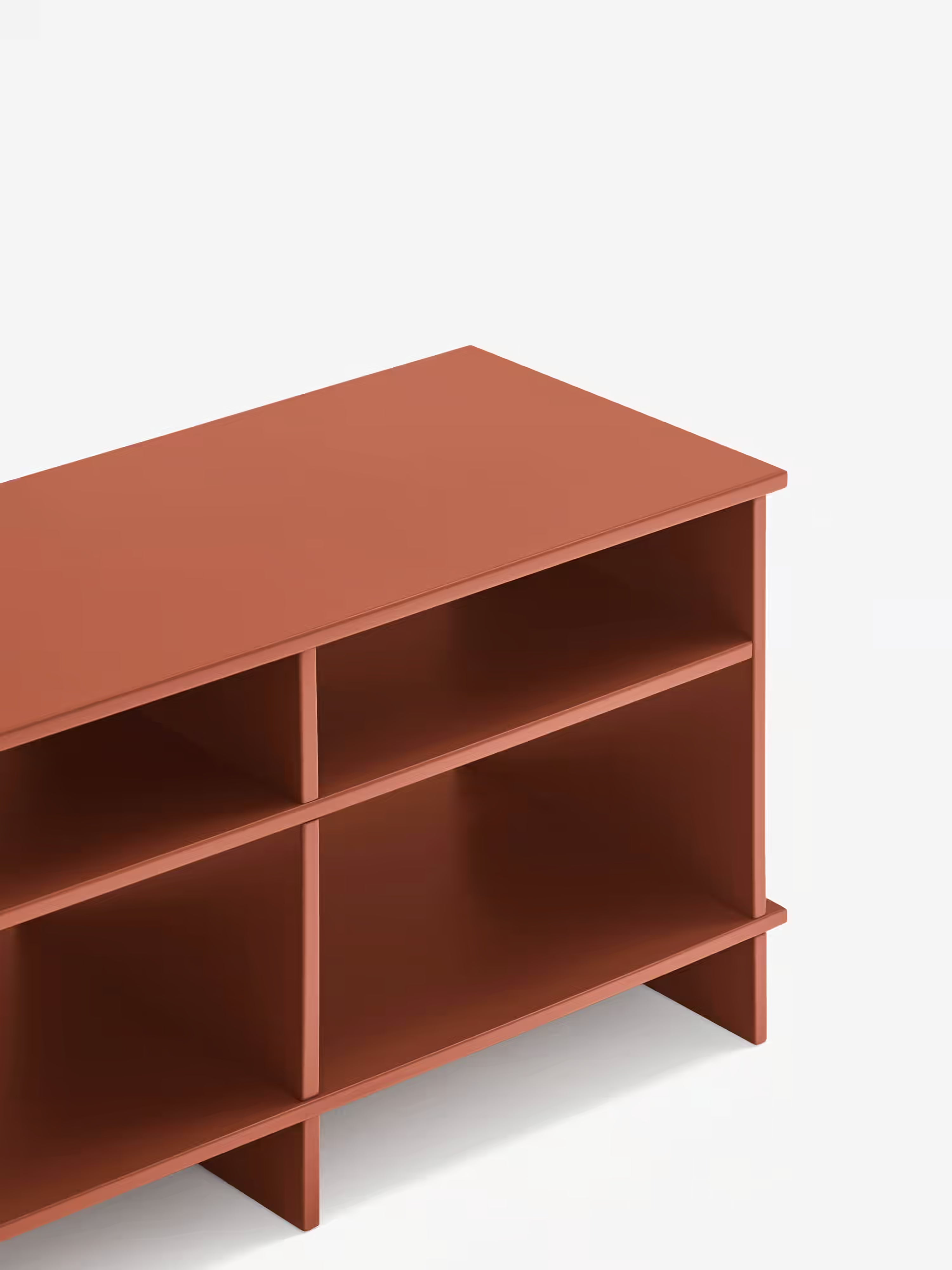 Inari Terracotta TV stand - modern design and Japanese minimalism - 180 x 50 cm