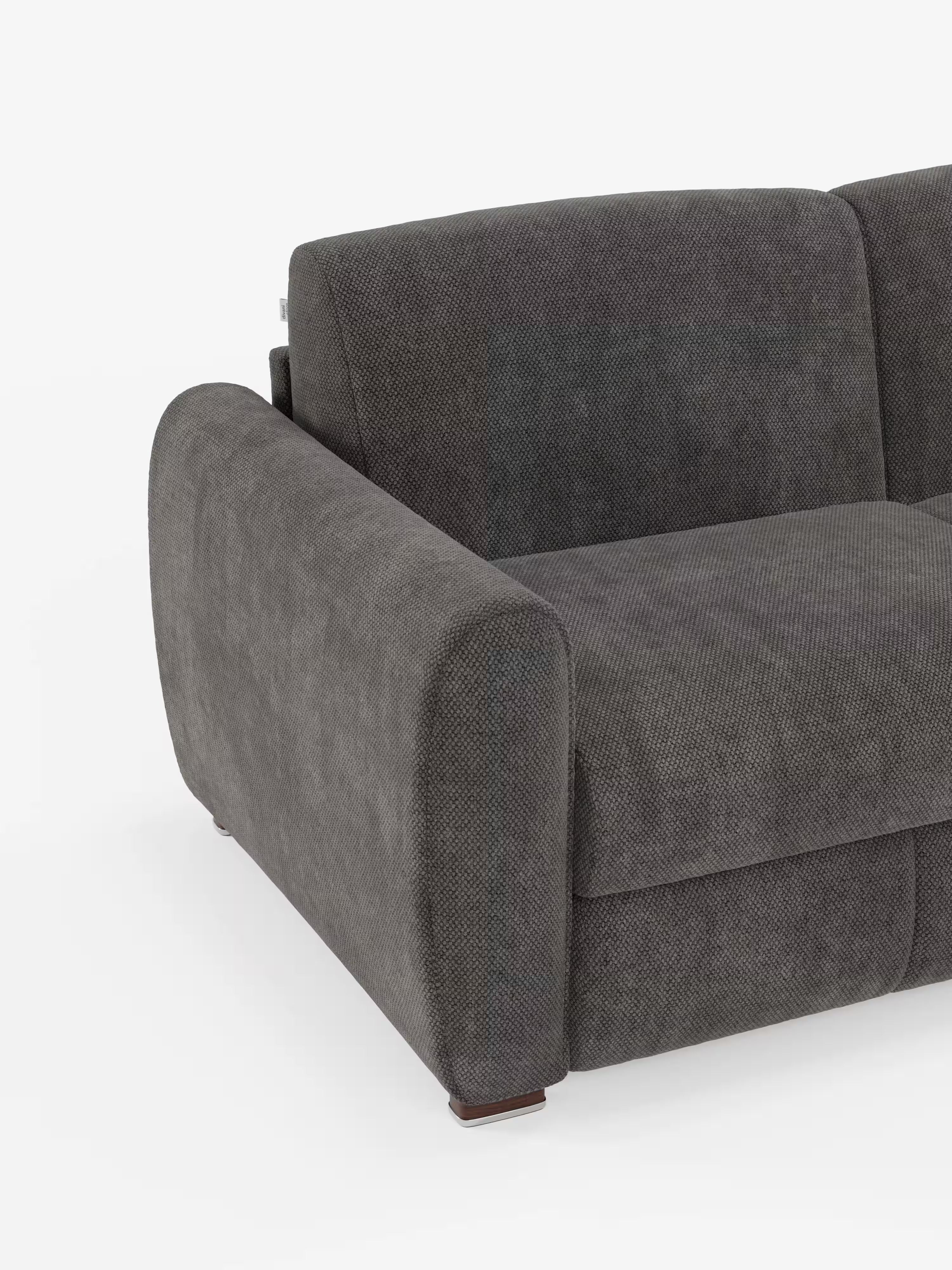 Kaleo Divano letto matrimoniale con materasso alto 17 cm - eleganza e comfort in tessuto Impermeabile