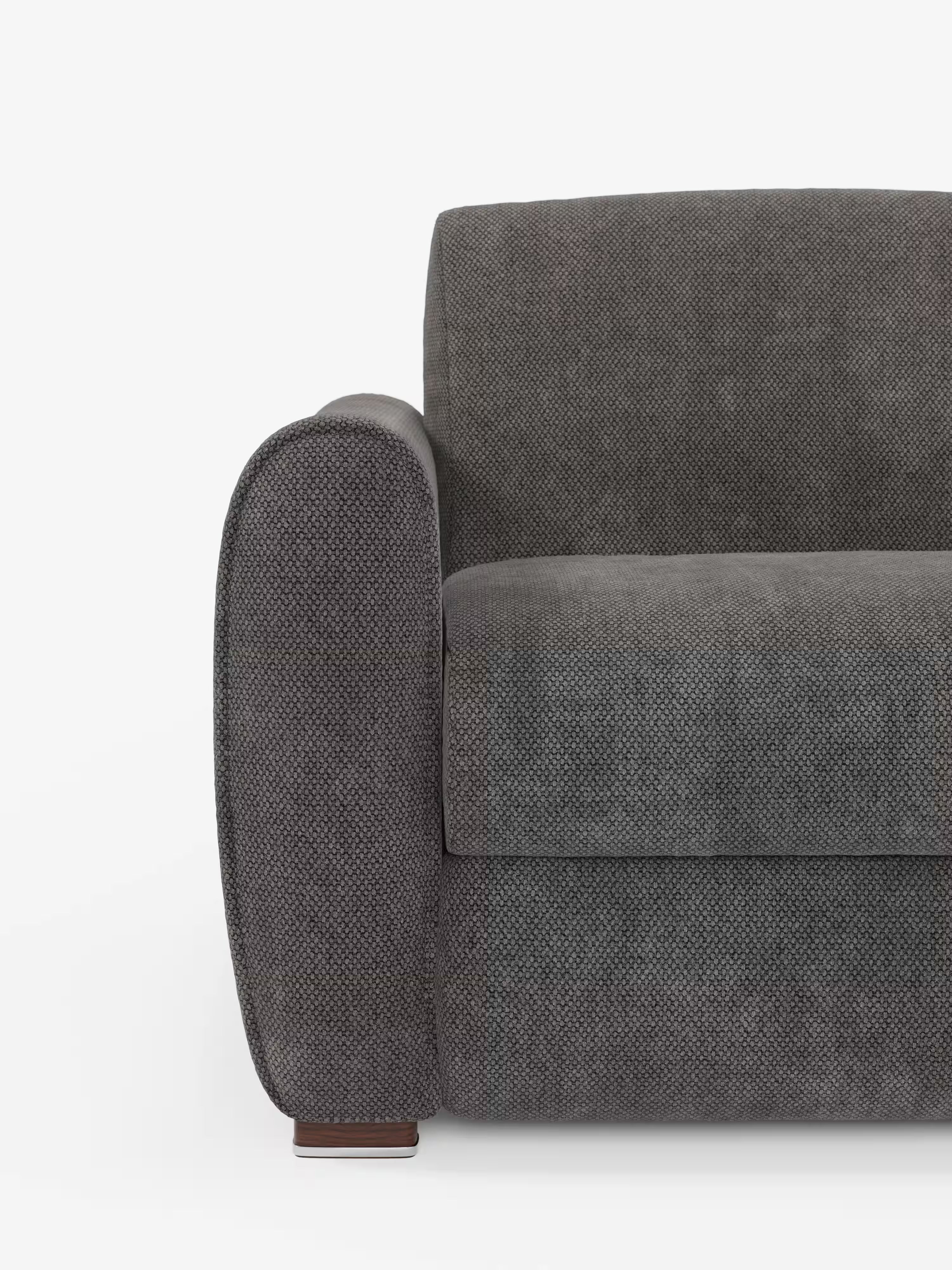 Kaleo Divano letto matrimoniale con materasso alto 17 cm - eleganza e comfort in tessuto Impermeabile