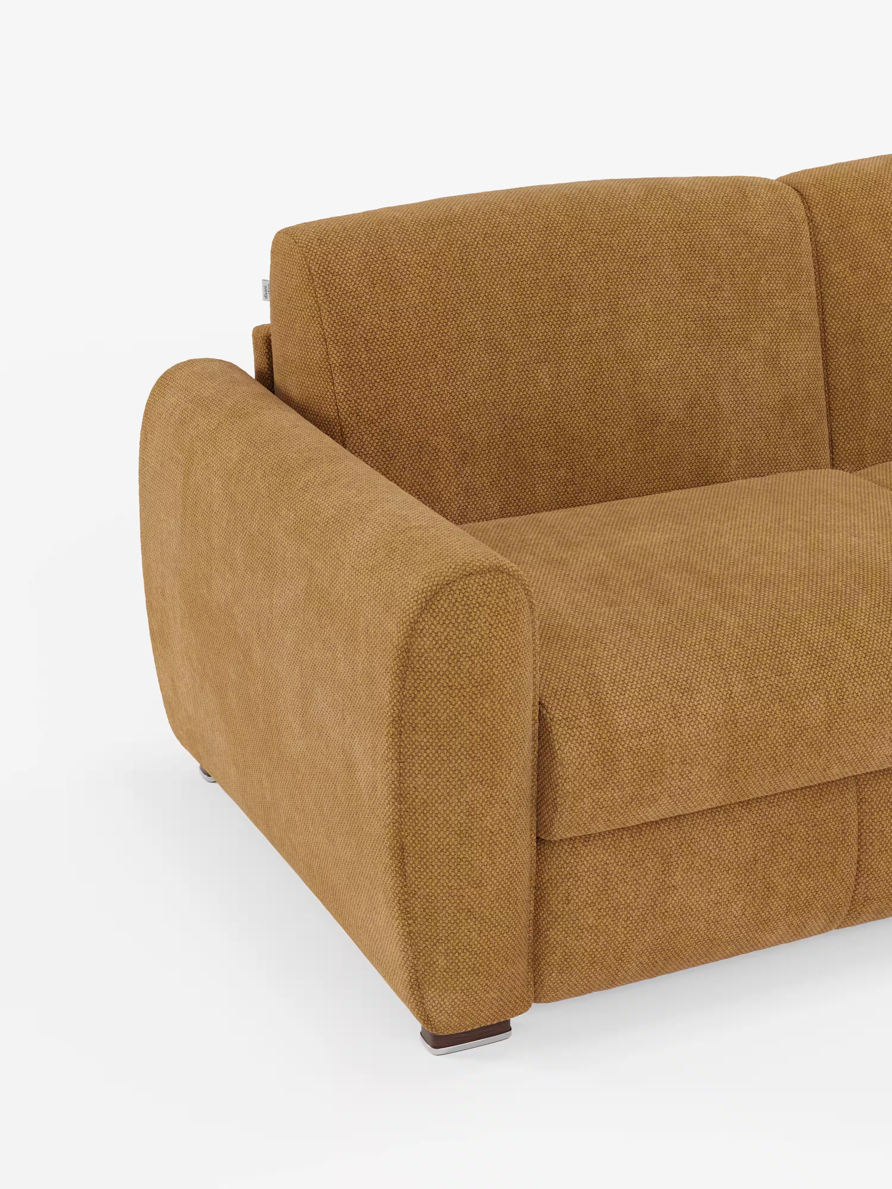 Kaleo Divano letto matrimoniale con materasso alto 17 cm - eleganza e comfort in tessuto Impermeabile