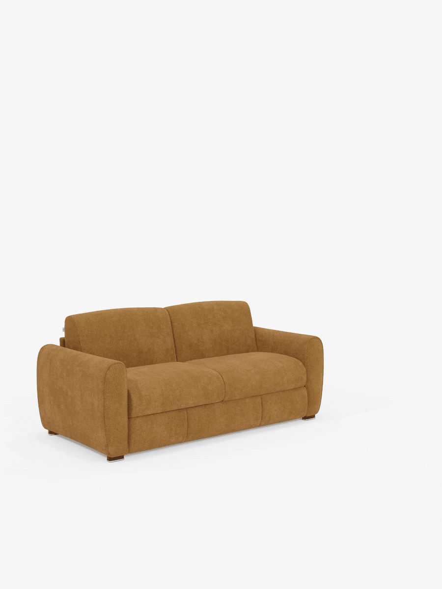 Kaleo Divano letto matrimoniale con materasso alto 17 cm - eleganza e comfort in tessuto Impermeabile