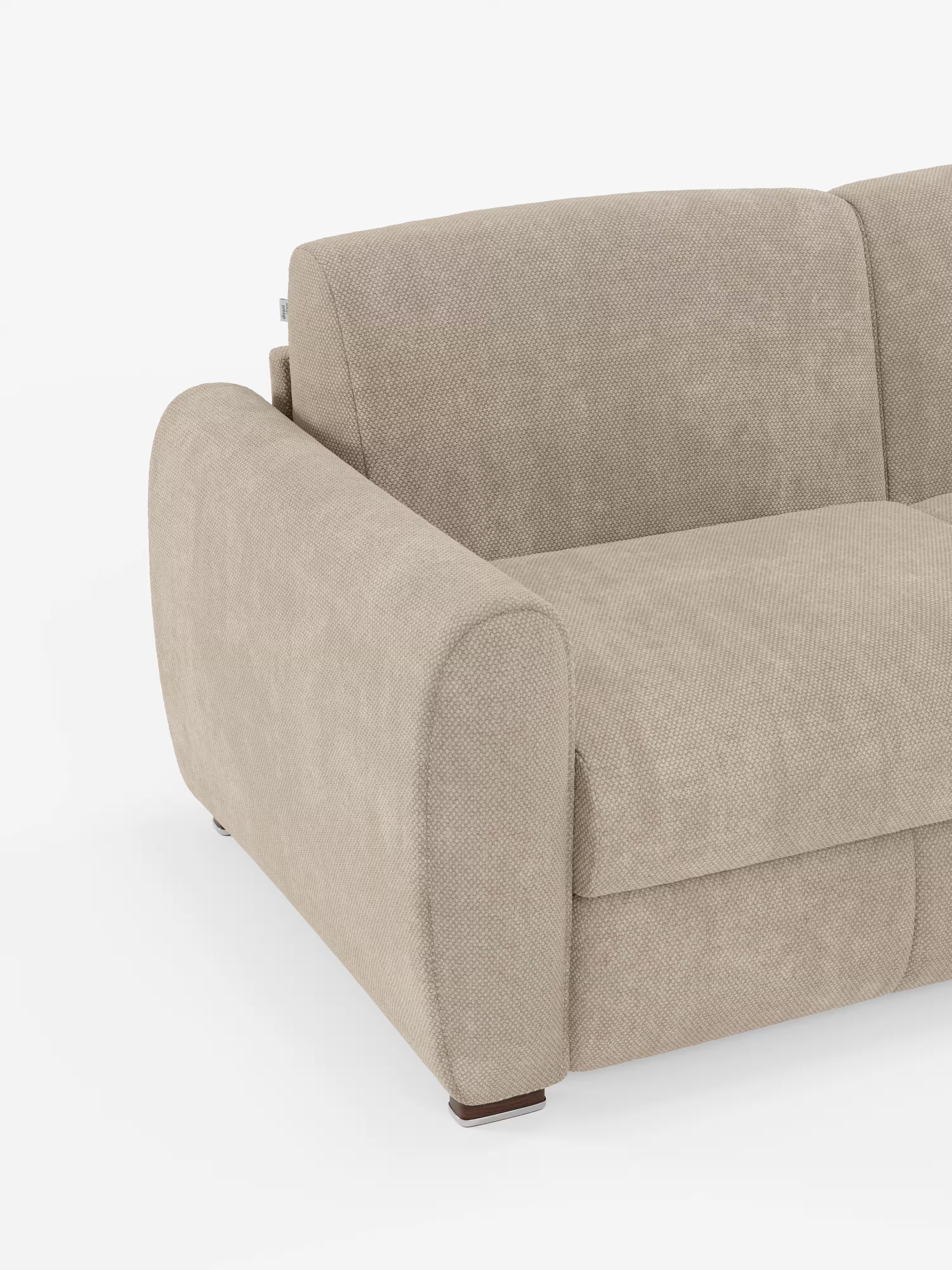 Kaleo Divano letto matrimoniale con materasso alto 17 cm - eleganza e comfort in tessuto Impermeabile