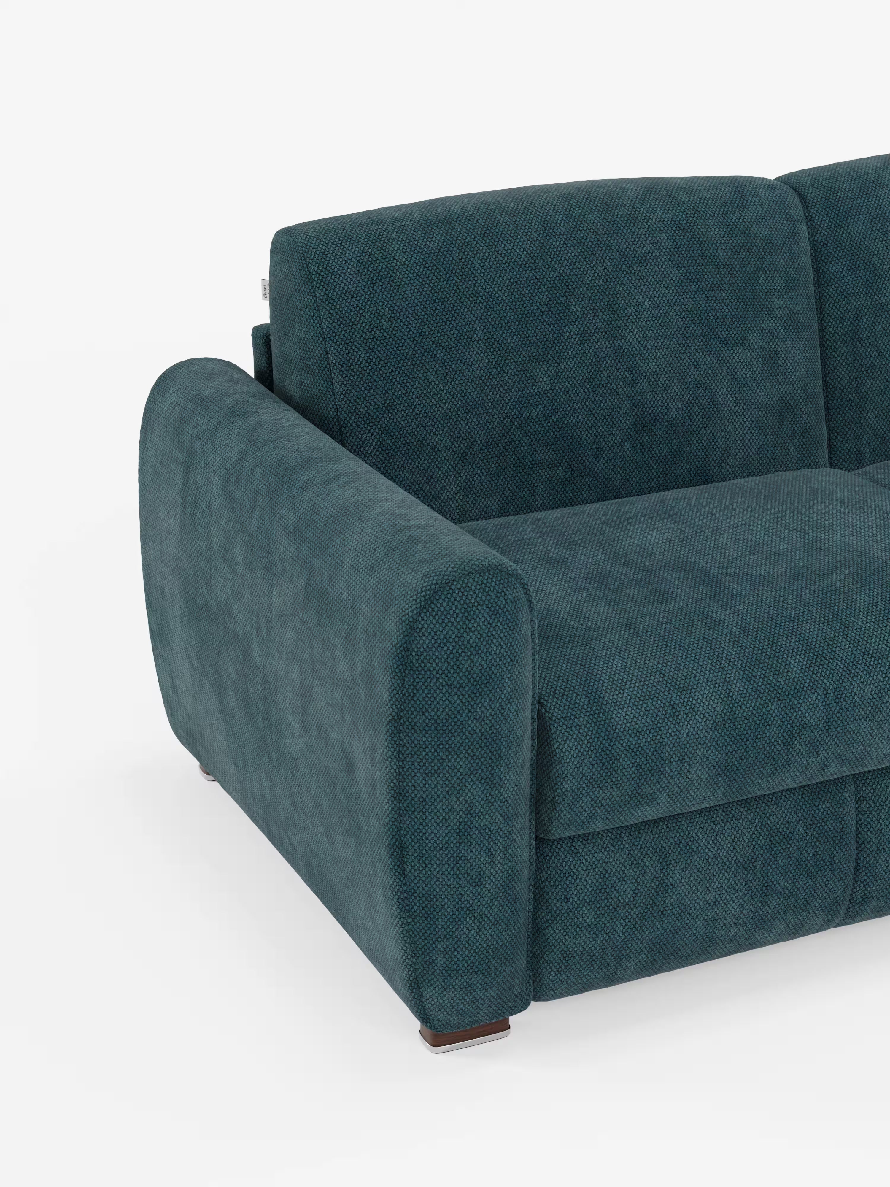 Kaleo Divano letto matrimoniale con materasso alto 17 cm - eleganza e comfort in tessuto Impermeabile