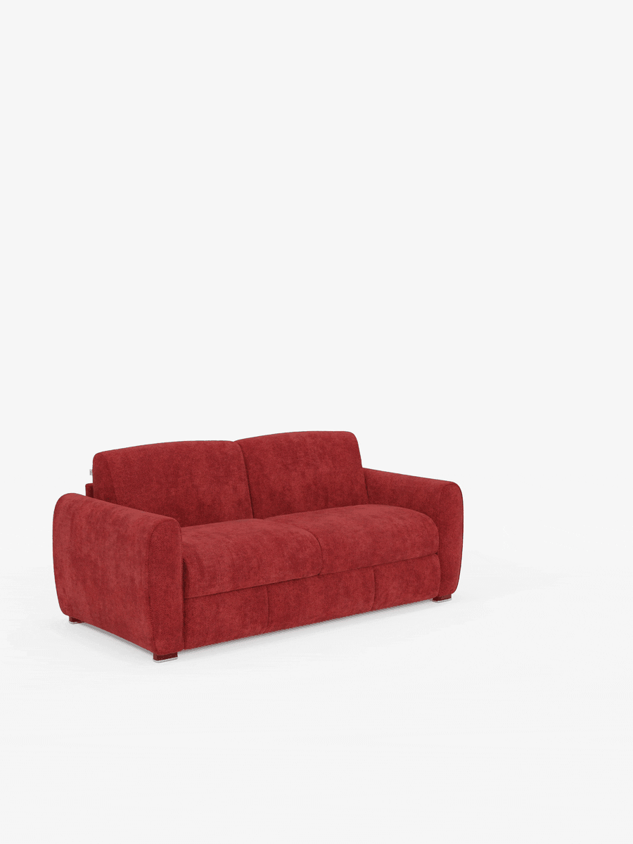 Kaleo Divano letto matrimoniale con materasso alto 17 cm - eleganza e comfort in tessuto Impermeabile