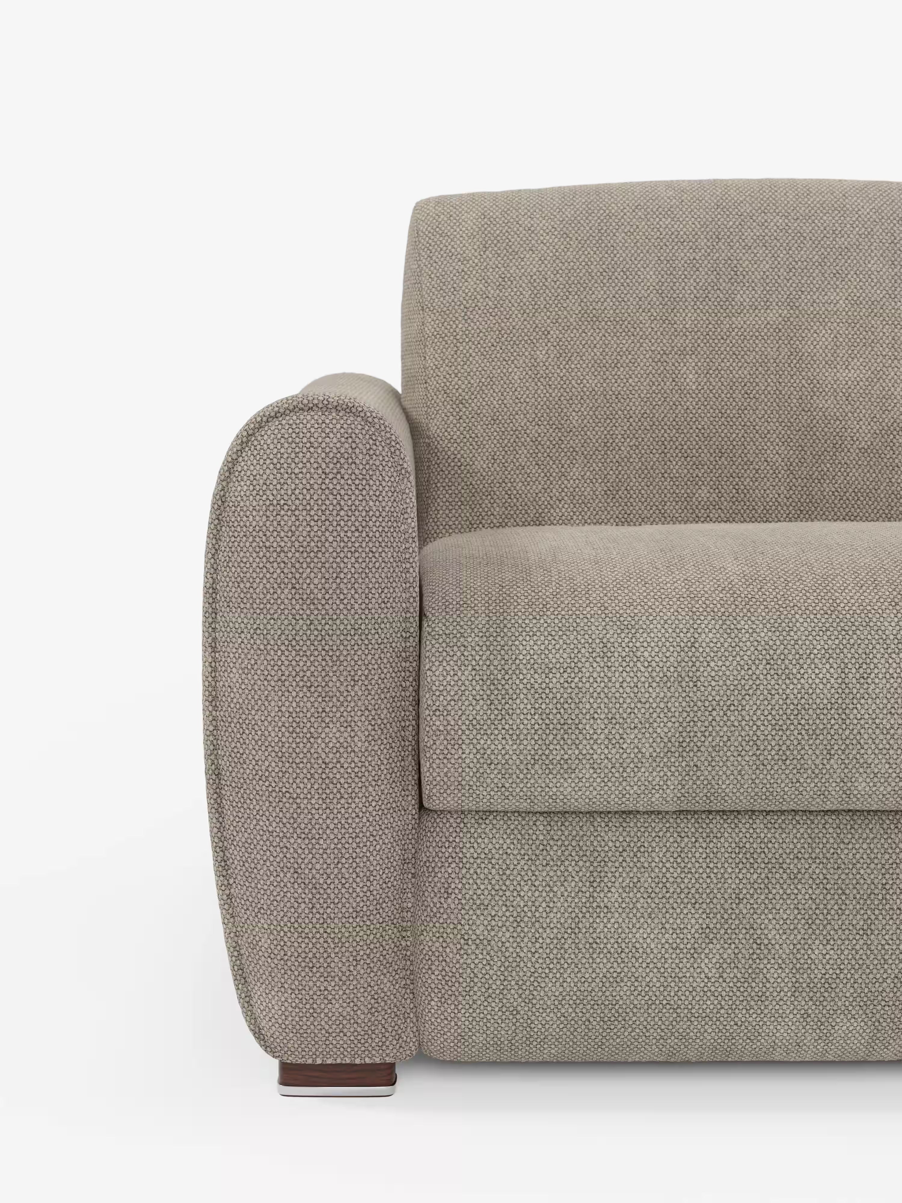 Kaleo Divano letto matrimoniale con materasso alto 17 cm - eleganza e comfort in tessuto Impermeabile