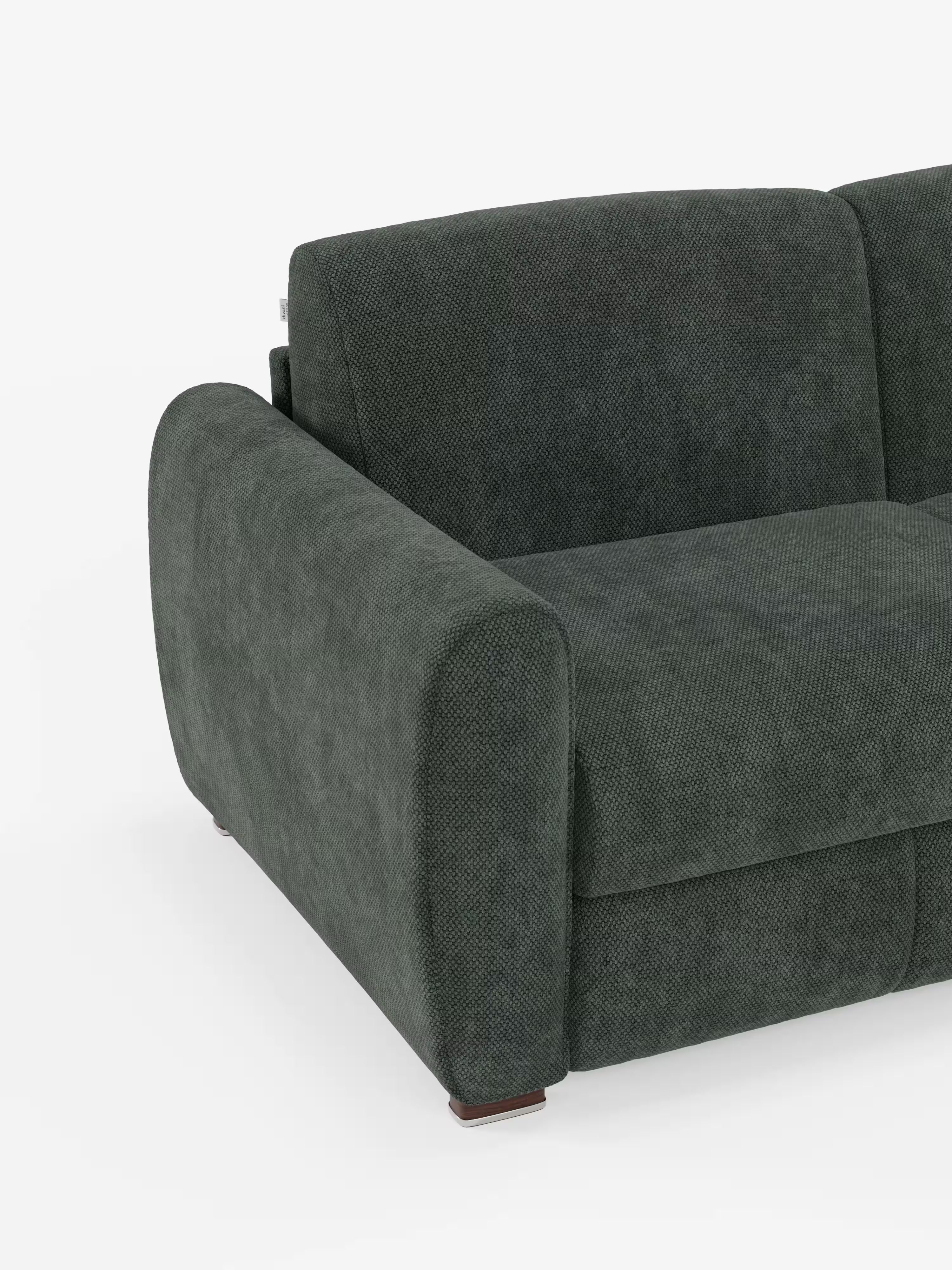 Kaleo Divano letto matrimoniale con materasso alto 17 cm - eleganza e comfort in tessuto Impermeabile