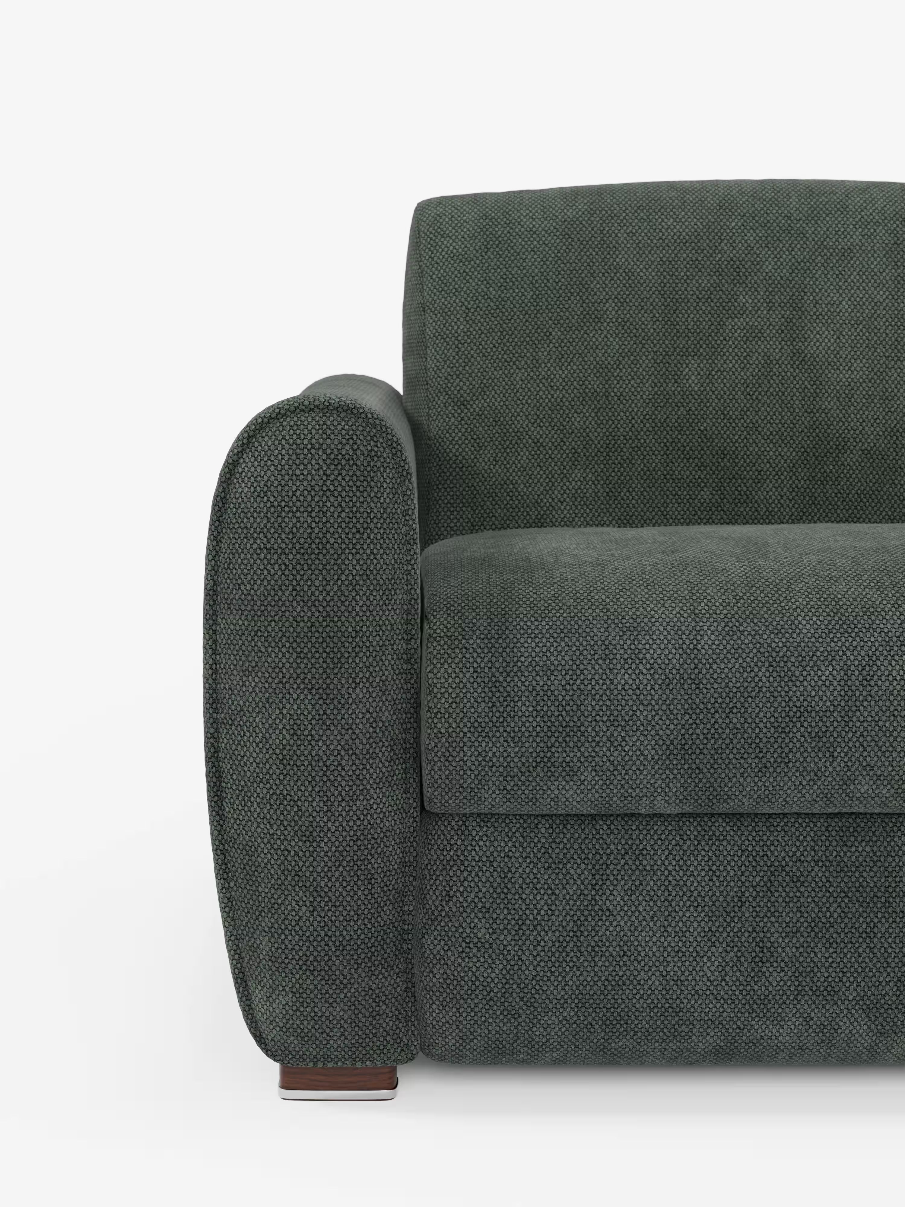 Kaleo Divano letto matrimoniale con materasso alto 17 cm - eleganza e comfort in tessuto Impermeabile