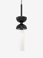 Kyoto Lampada a sospensione dal design materico - stile giapponese in in marmo naturale e vetro