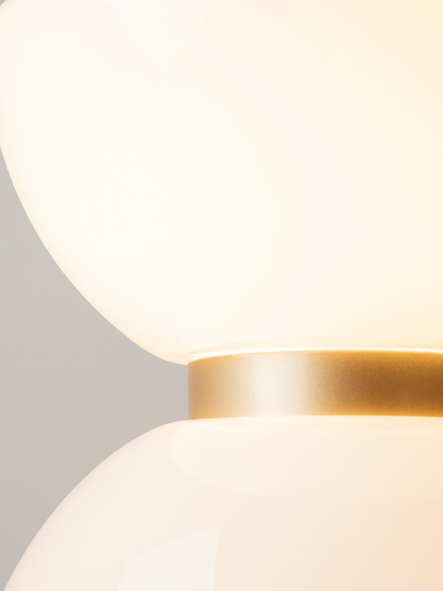 Kyoto Lampada da tavolo a led - design moderno e stile giapponese in vetro bianco e marmo naturale