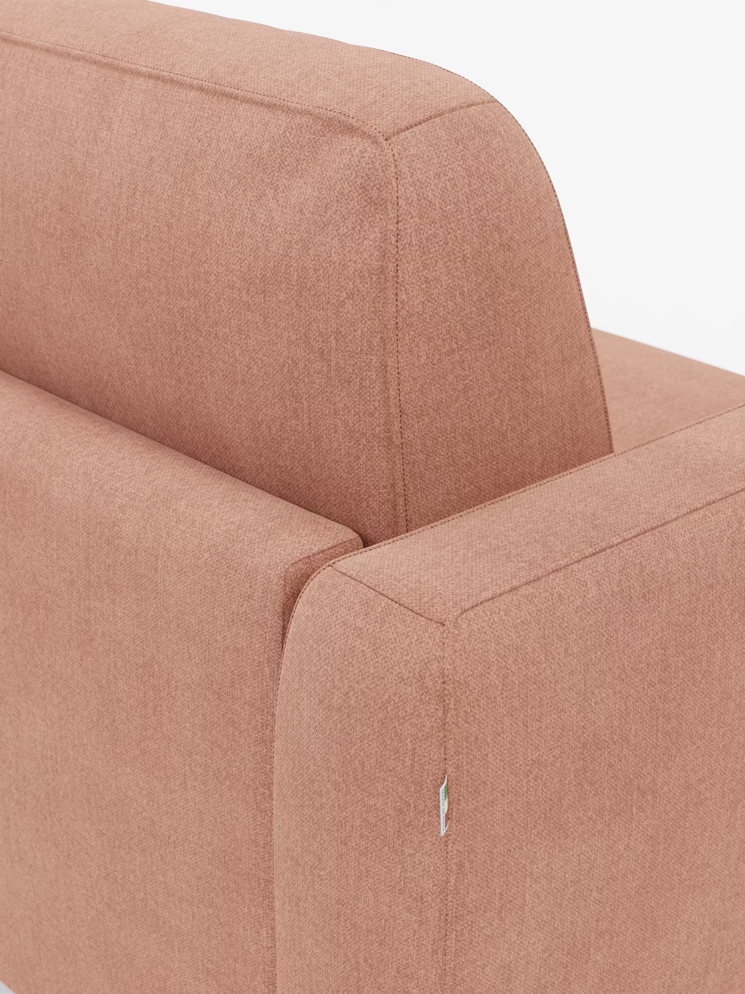 Leonida divano letto sfoderabile 3 posti - materasso alto 18 cm incluso e vano porta-cuscini in Tessuto Smacchiabile