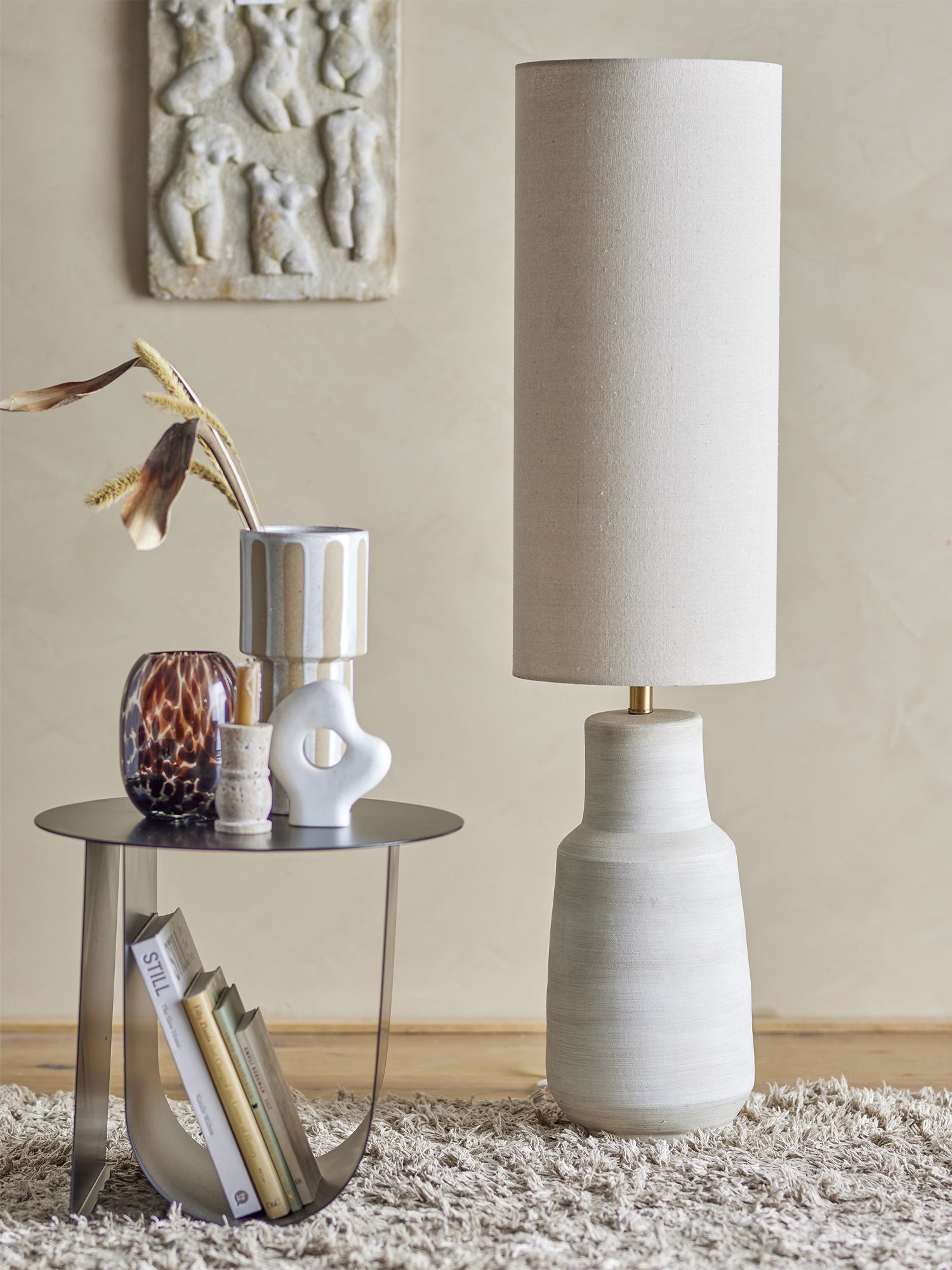 Linetta Lampada da Terra in Gres – Stile Cozy