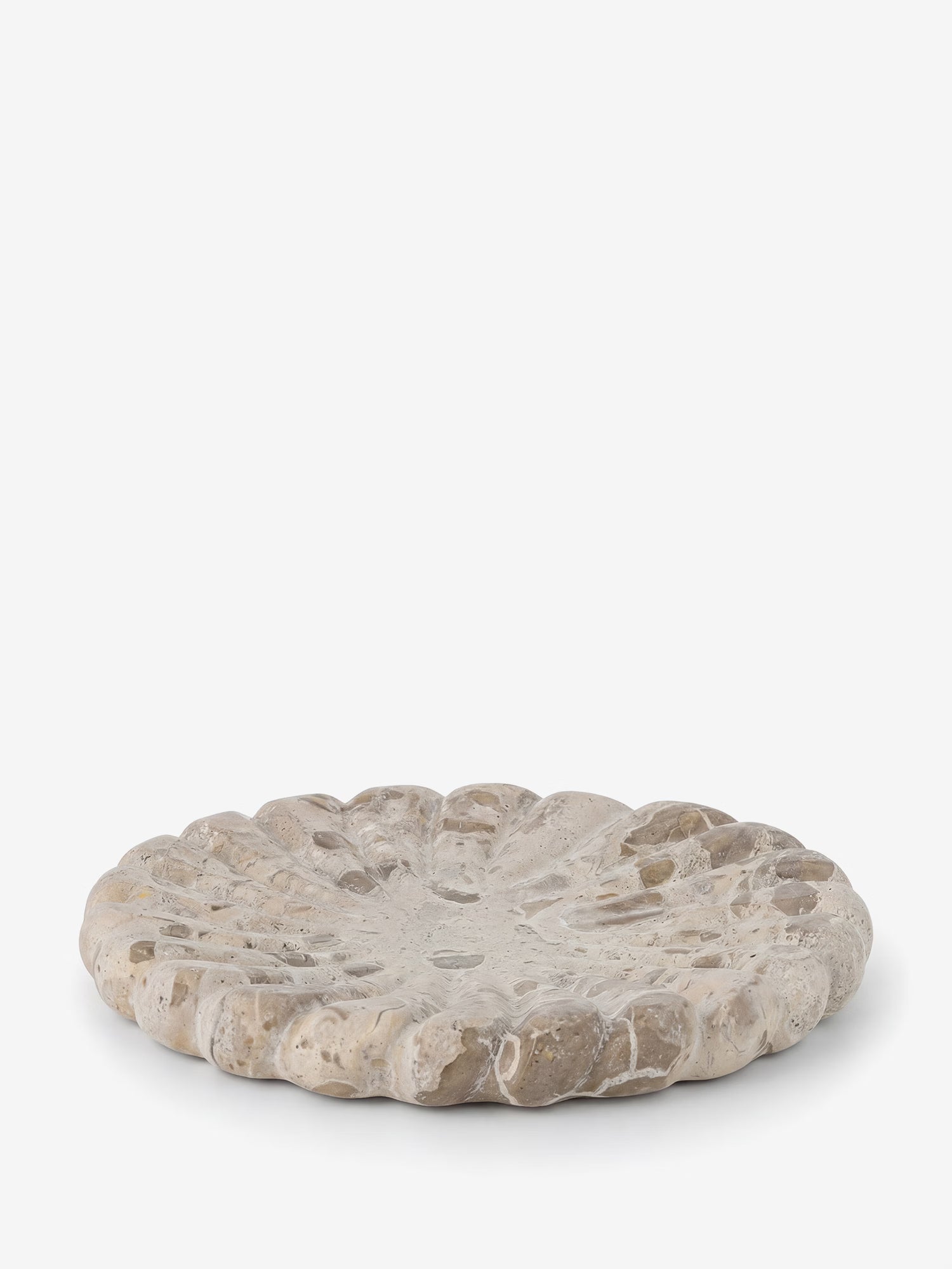 Marlie bandeja decorativa de mármol natural con acabado brillante