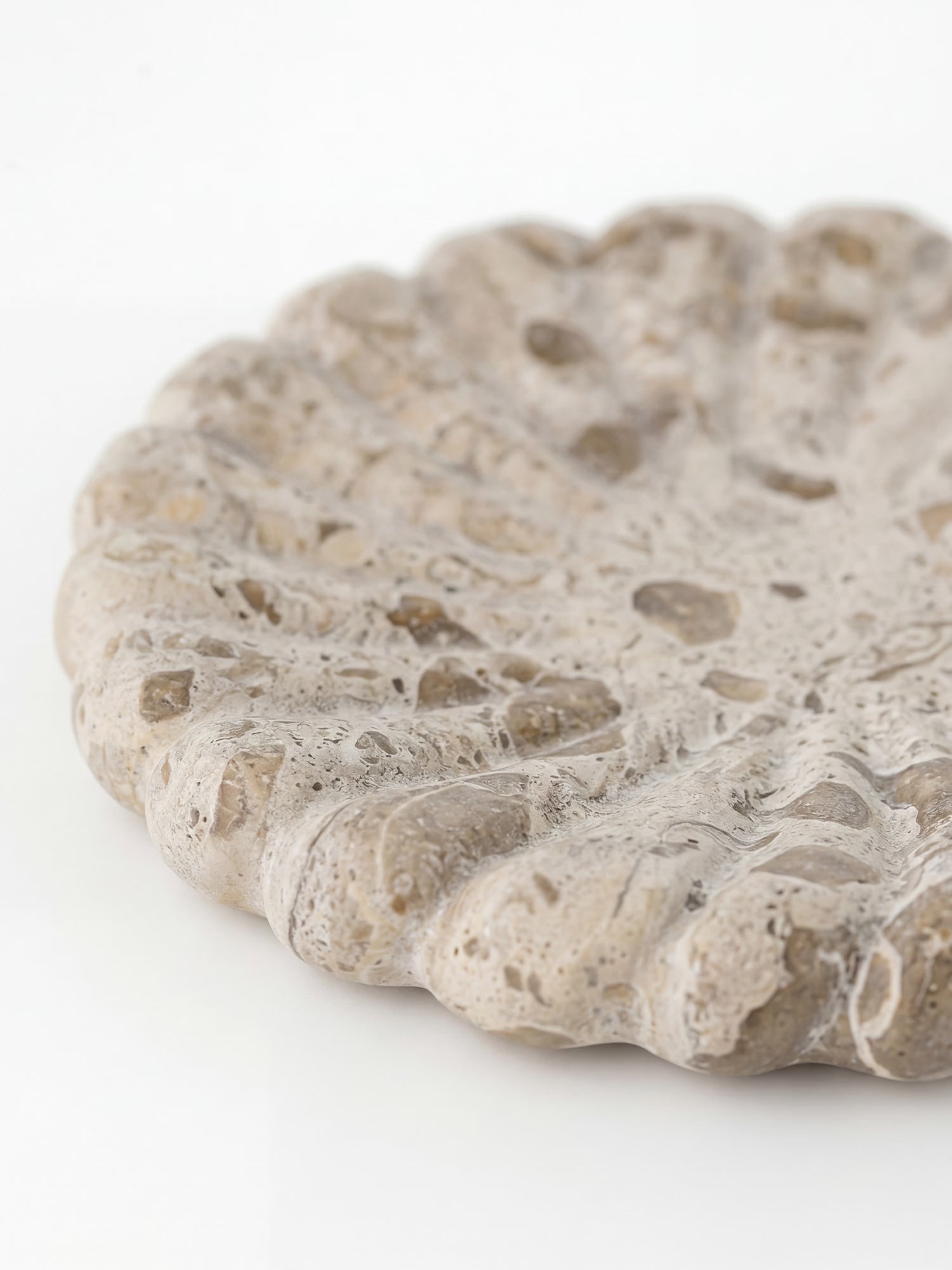 Marlie bandeja decorativa de mármol natural con acabado brillante