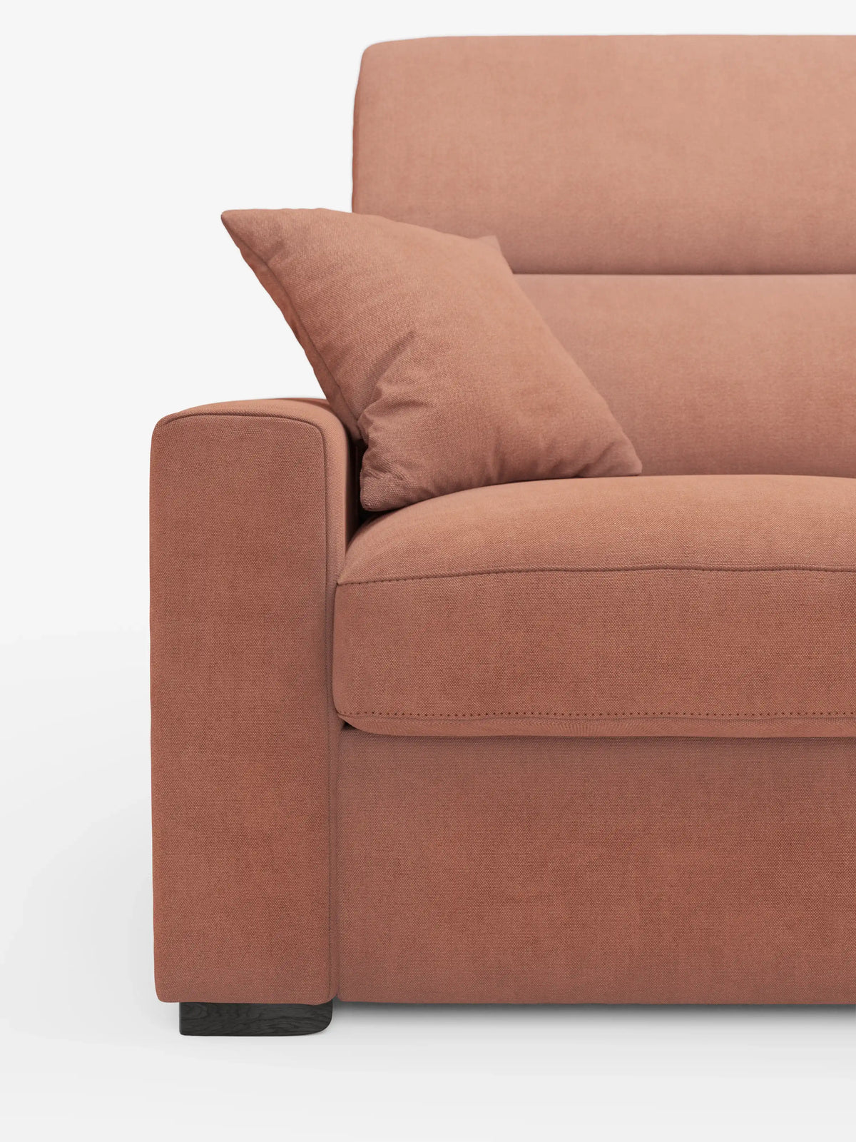 Maximus Divano letto 3 posti e materasso ALTO 20 cm - Poggiatesta reclinabili in tessuto smacchiabile Oeko-Tex