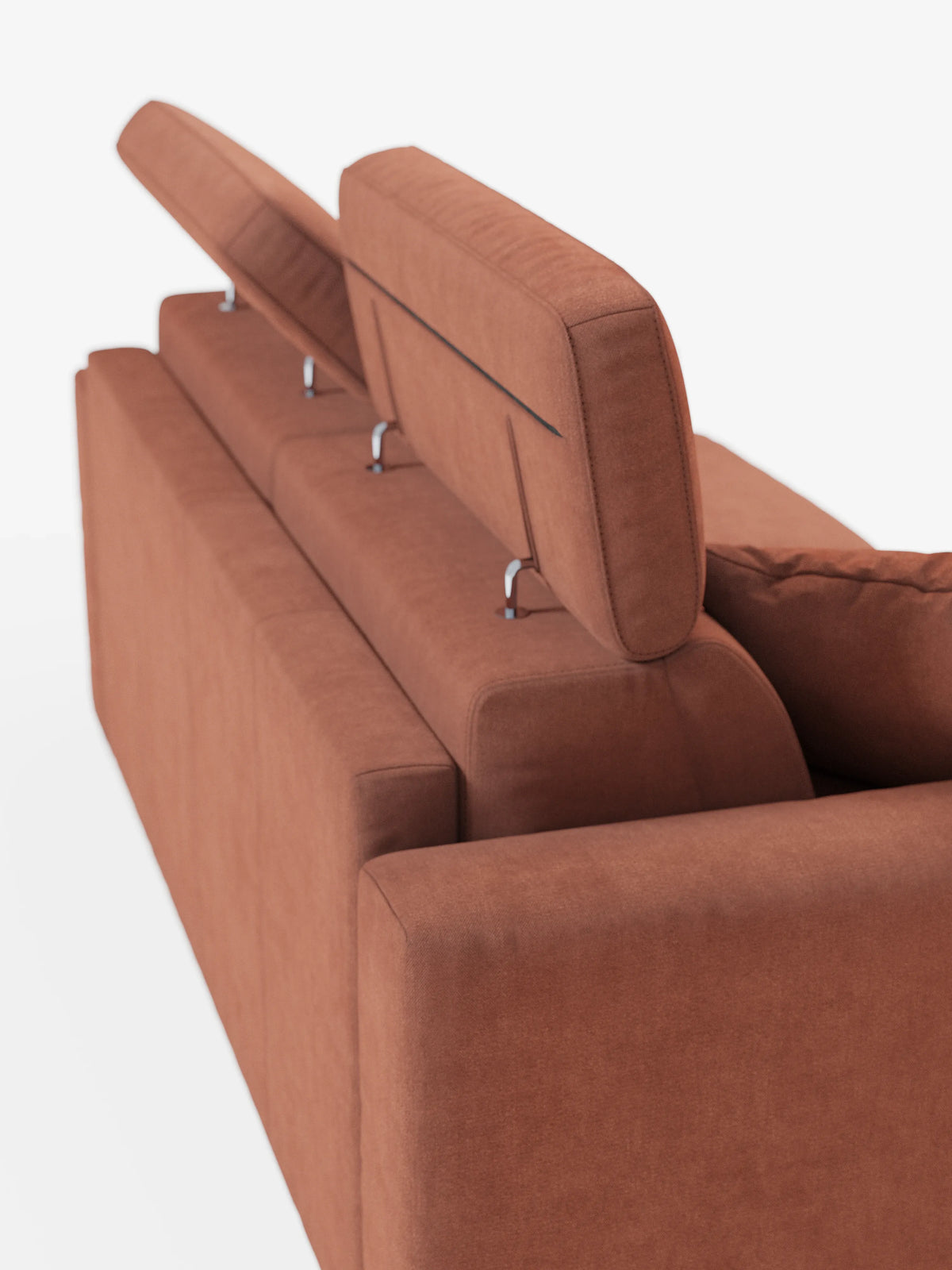 Maximus Divano letto 3 posti e materasso ALTO 20 cm - Poggiatesta reclinabili in tessuto smacchiabile Oeko-Tex