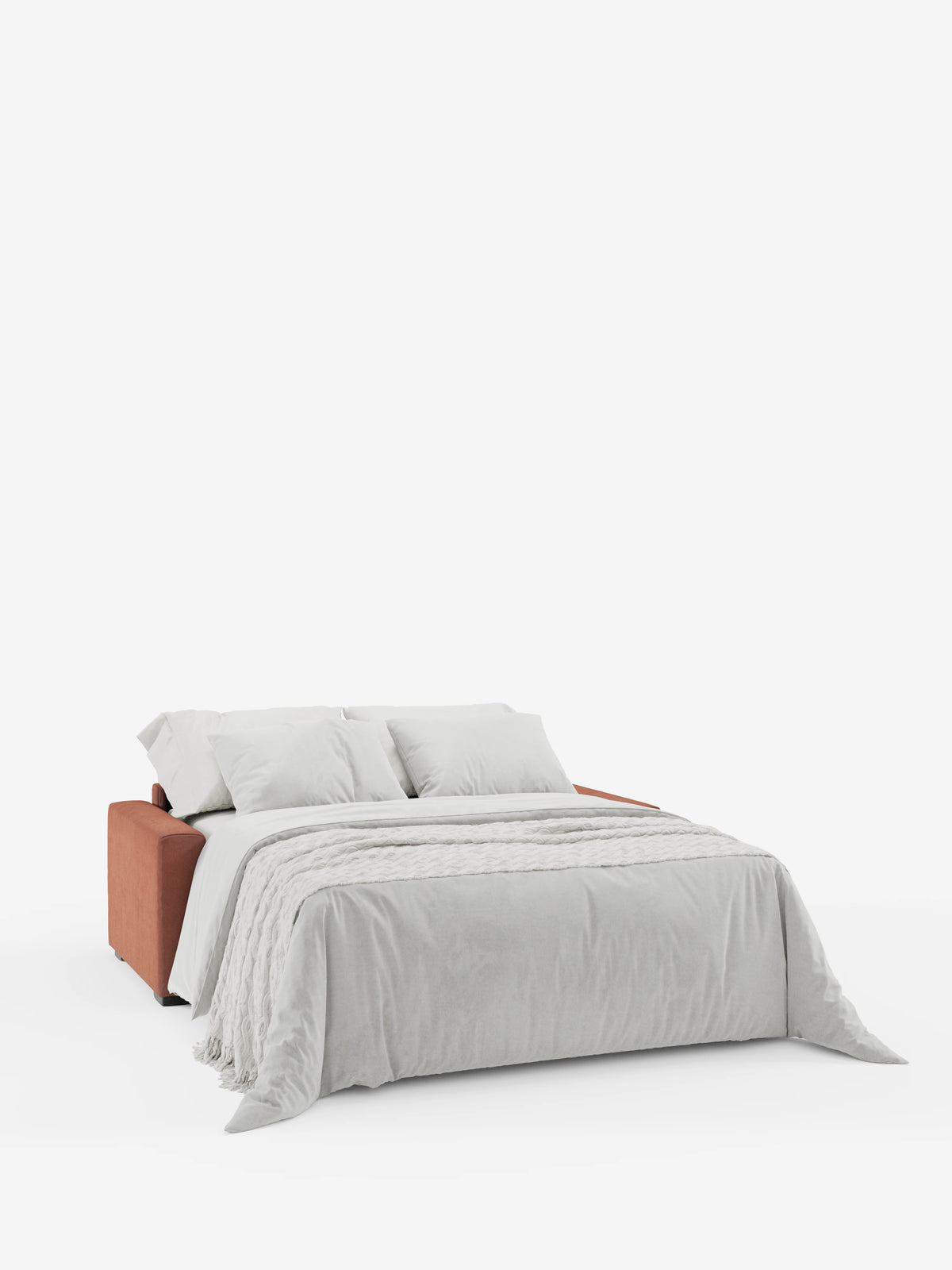 Maximus Divano letto 3 posti e materasso ALTO 20 cm - Poggiatesta reclinabili in tessuto smacchiabile Oeko-Tex