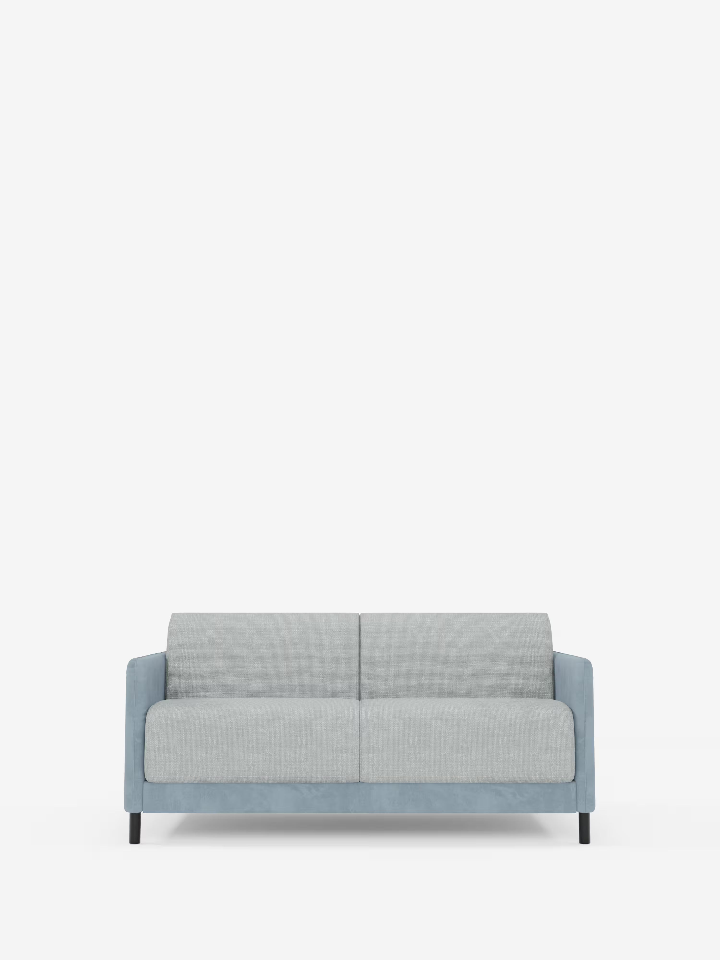Narciso divano letto 2 e 3 posti materasso alto 18 cm - bicolore cuoio - panna in microfibra e ciniglia impermeabile