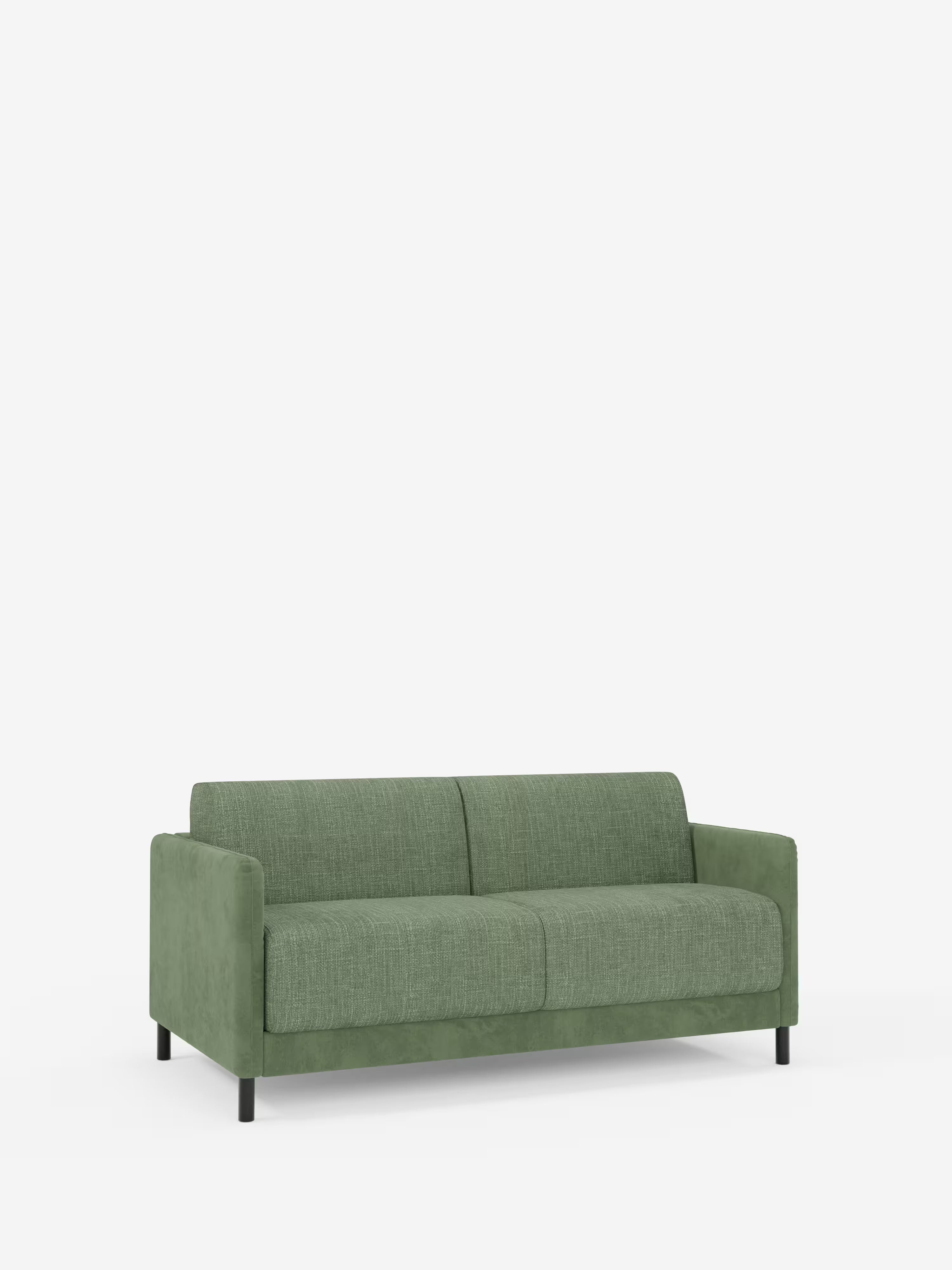 Narciso divano letto 2 e 3 posti materasso alto 18 cm - bicolore cuoio - panna in microfibra e ciniglia impermeabile