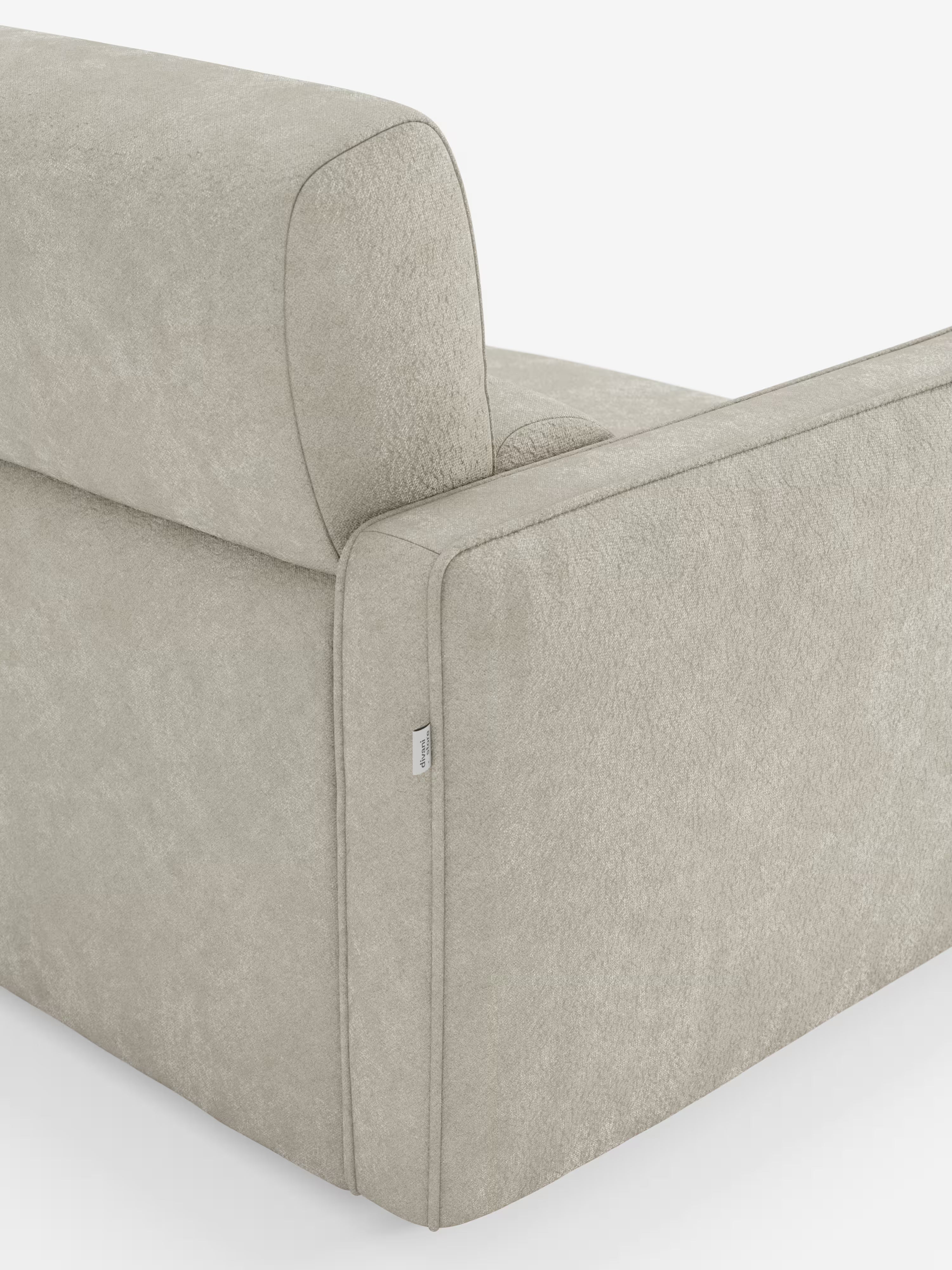 Nivon divano letto moderno 2 e 3 posti - materasso H16 cm e poggiatesta regolabili in tessuto smacchiabile