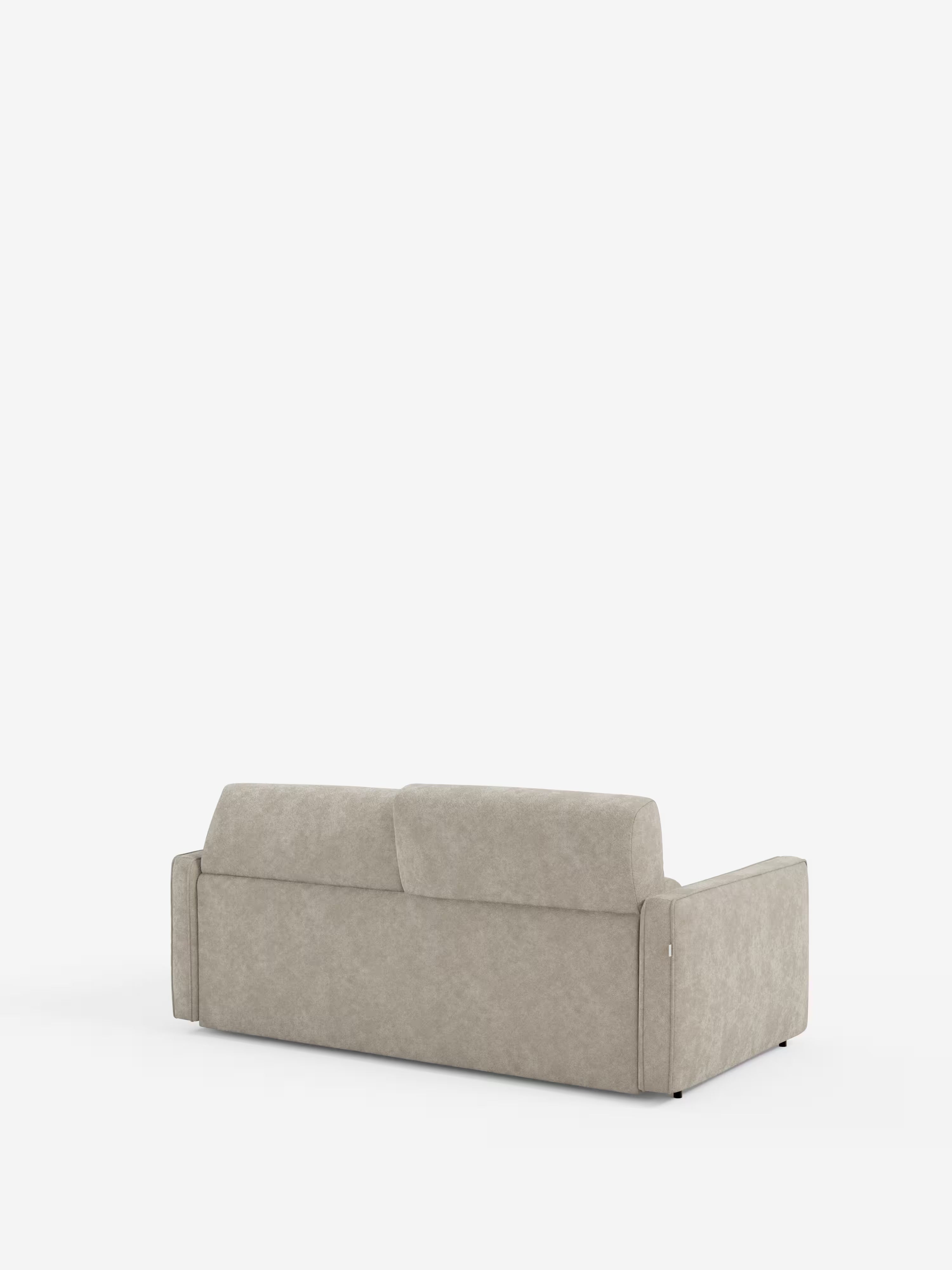 Nivon divano letto moderno 2 e 3 posti - materasso H16 cm e poggiatesta regolabili in tessuto smacchiabile