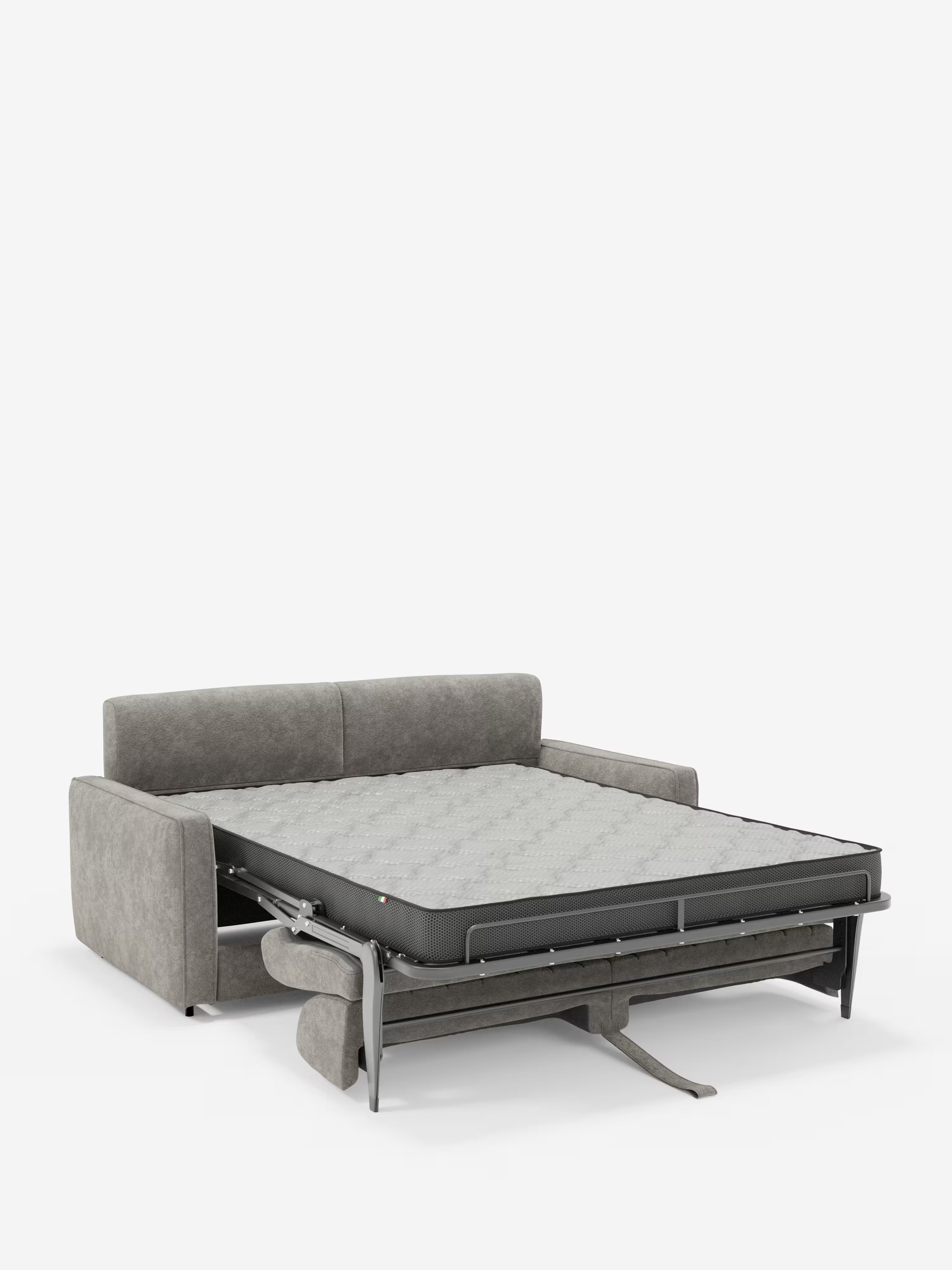 Nivon divano letto moderno 2 e 3 posti - materasso H16 cm e poggiatesta regolabili in tessuto smacchiabile