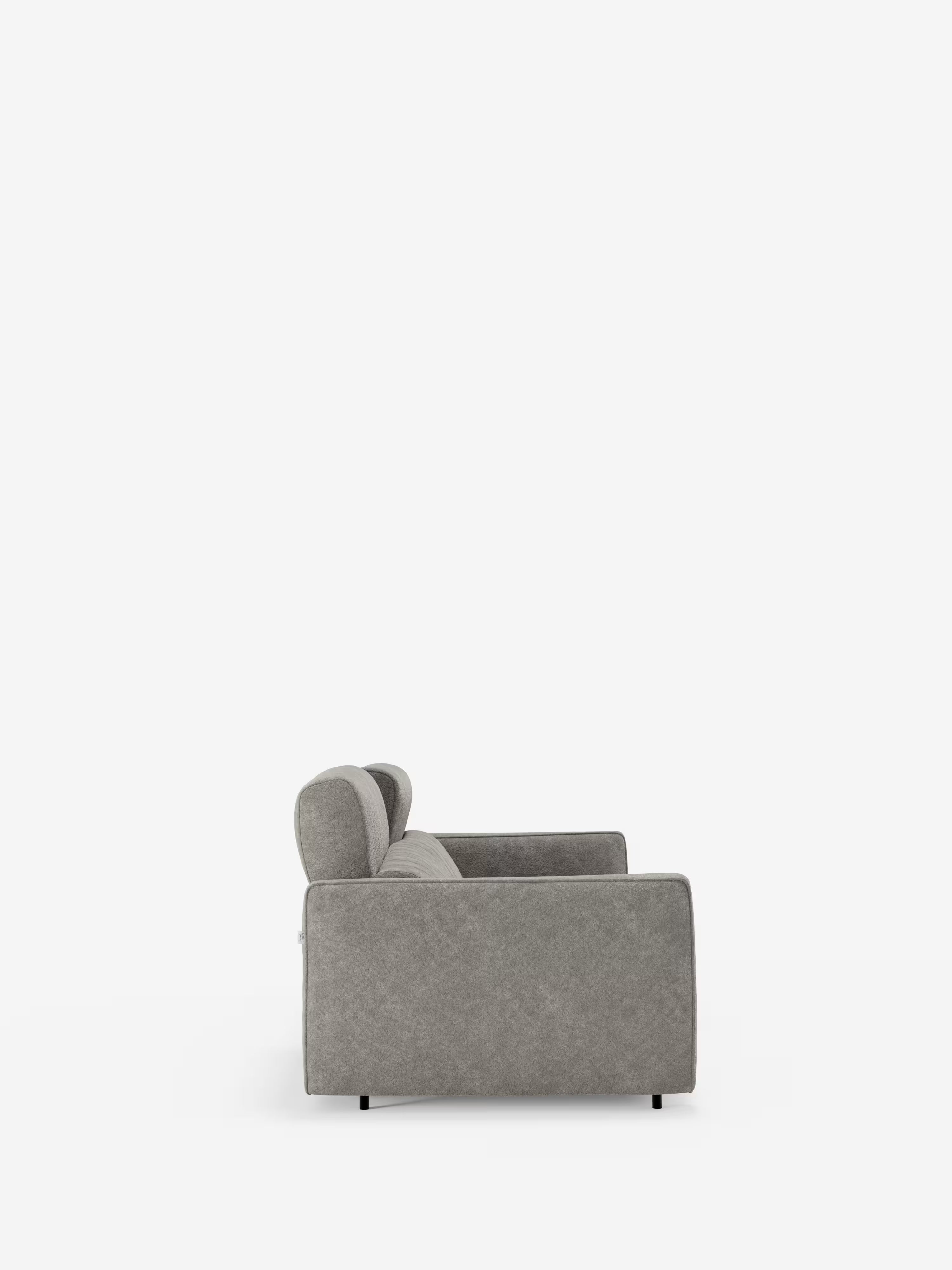 Nivon divano letto moderno 2 e 3 posti - materasso H16 cm e poggiatesta regolabili in tessuto smacchiabile