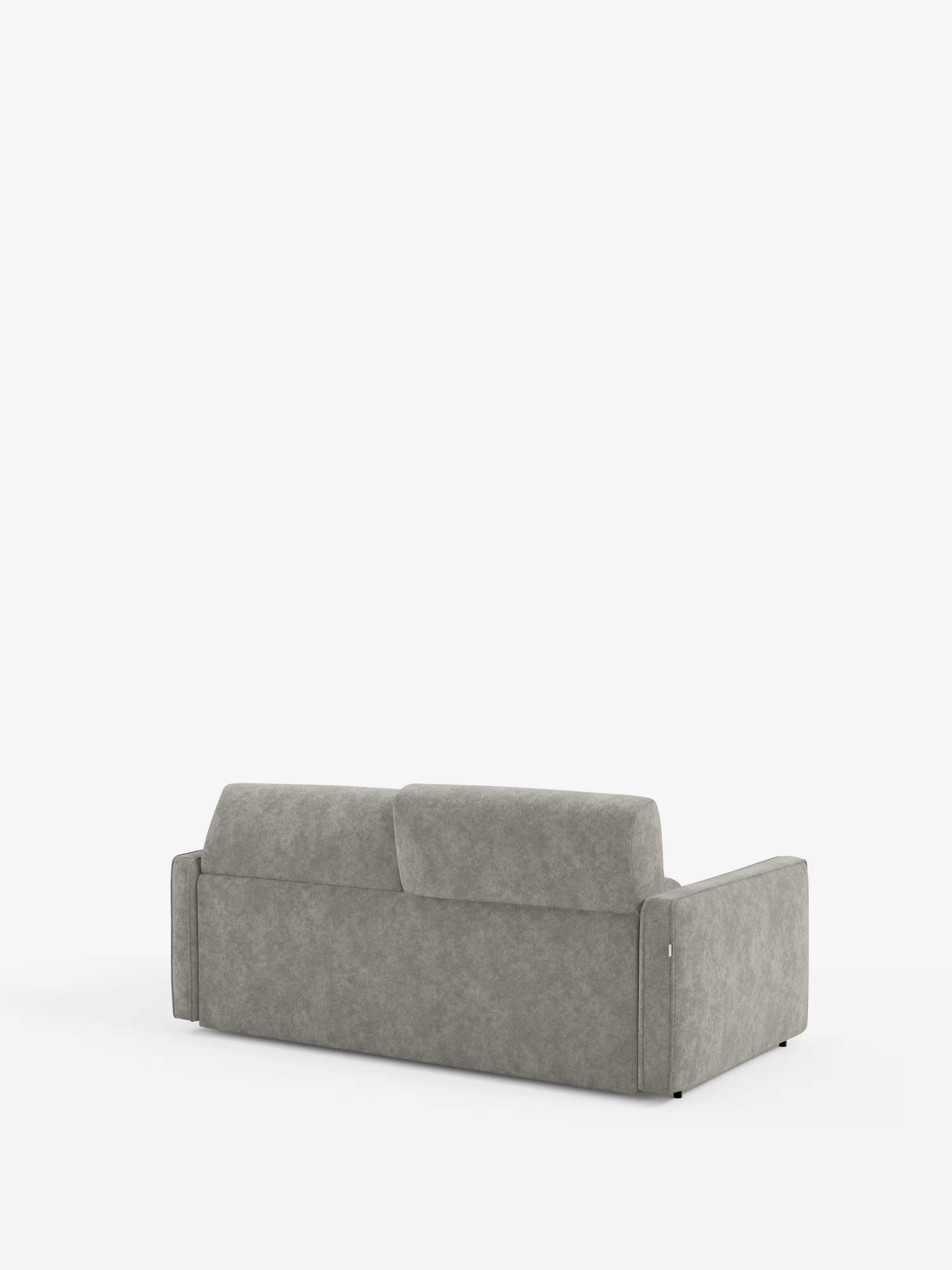Nivon divano letto moderno 2 e 3 posti - materasso H16 cm e poggiatesta regolabili in tessuto smacchiabile