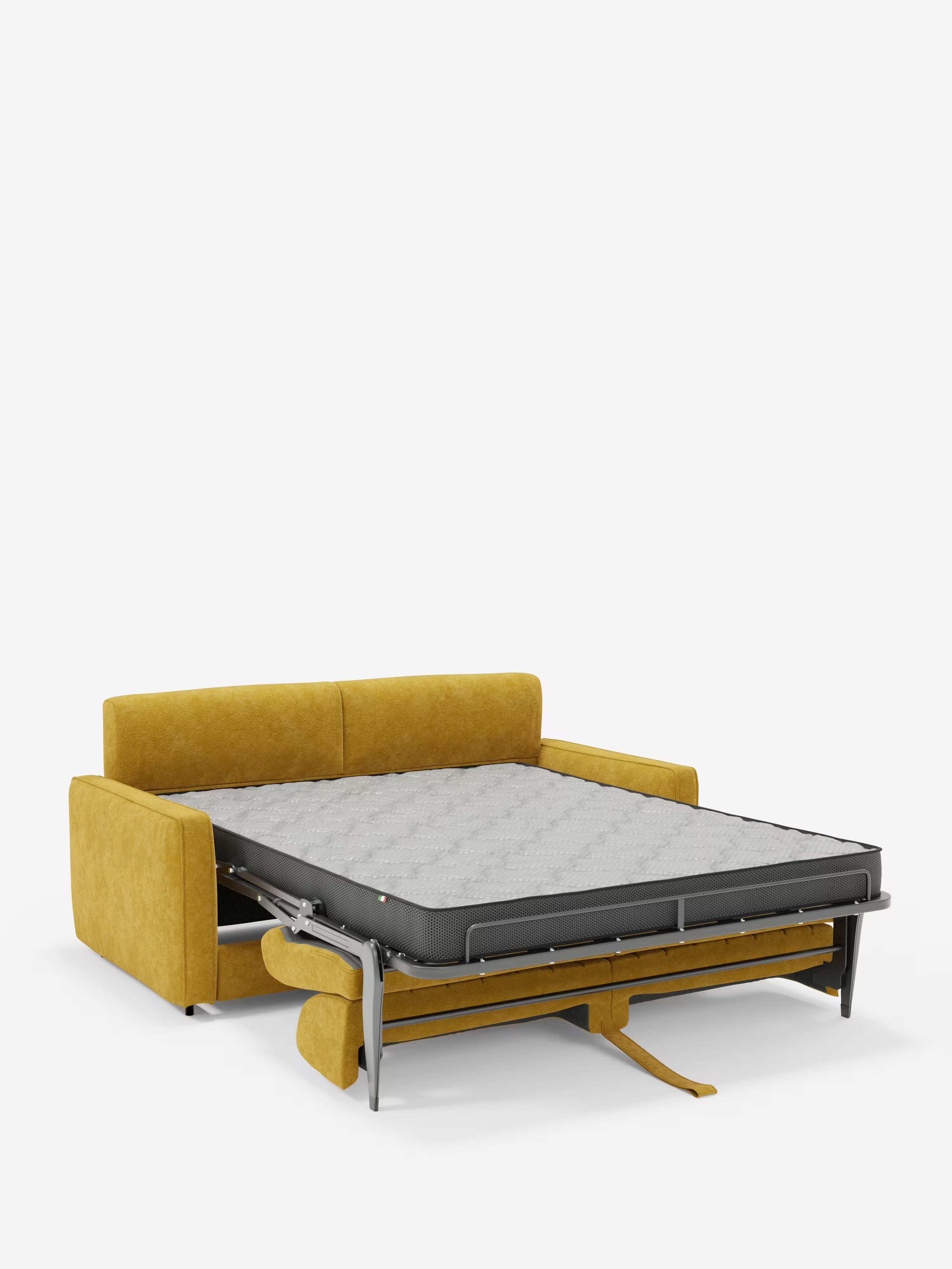 Nivon divano letto moderno 2 e 3 posti - materasso H16 cm e poggiatesta regolabili in tessuto smacchiabile
