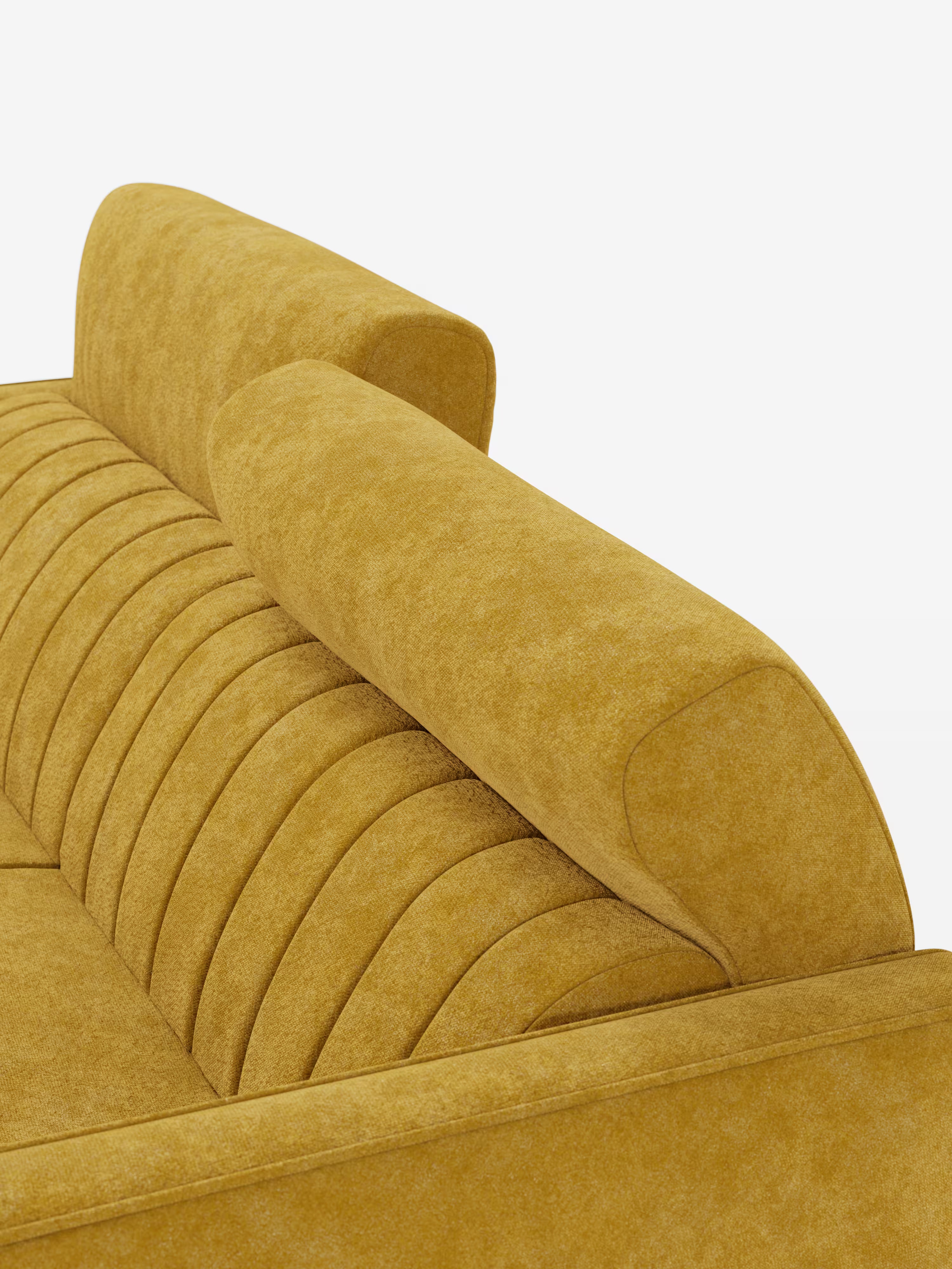 Nivon divano letto moderno 2 e 3 posti - materasso H16 cm e poggiatesta regolabili in tessuto smacchiabile