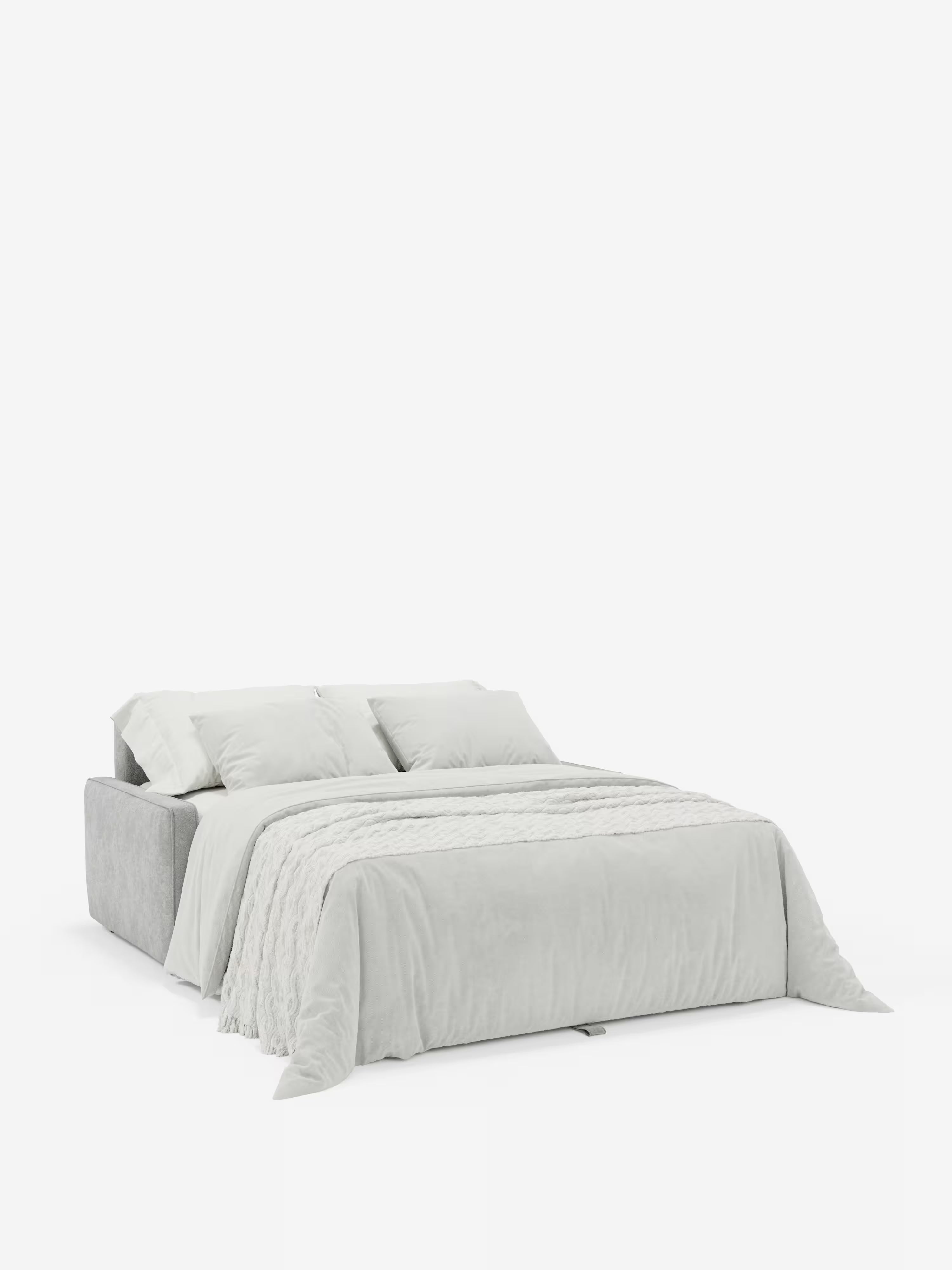 Nivon divano letto moderno 2 e 3 posti - materasso H16 cm e poggiatesta regolabili in tessuto smacchiabile