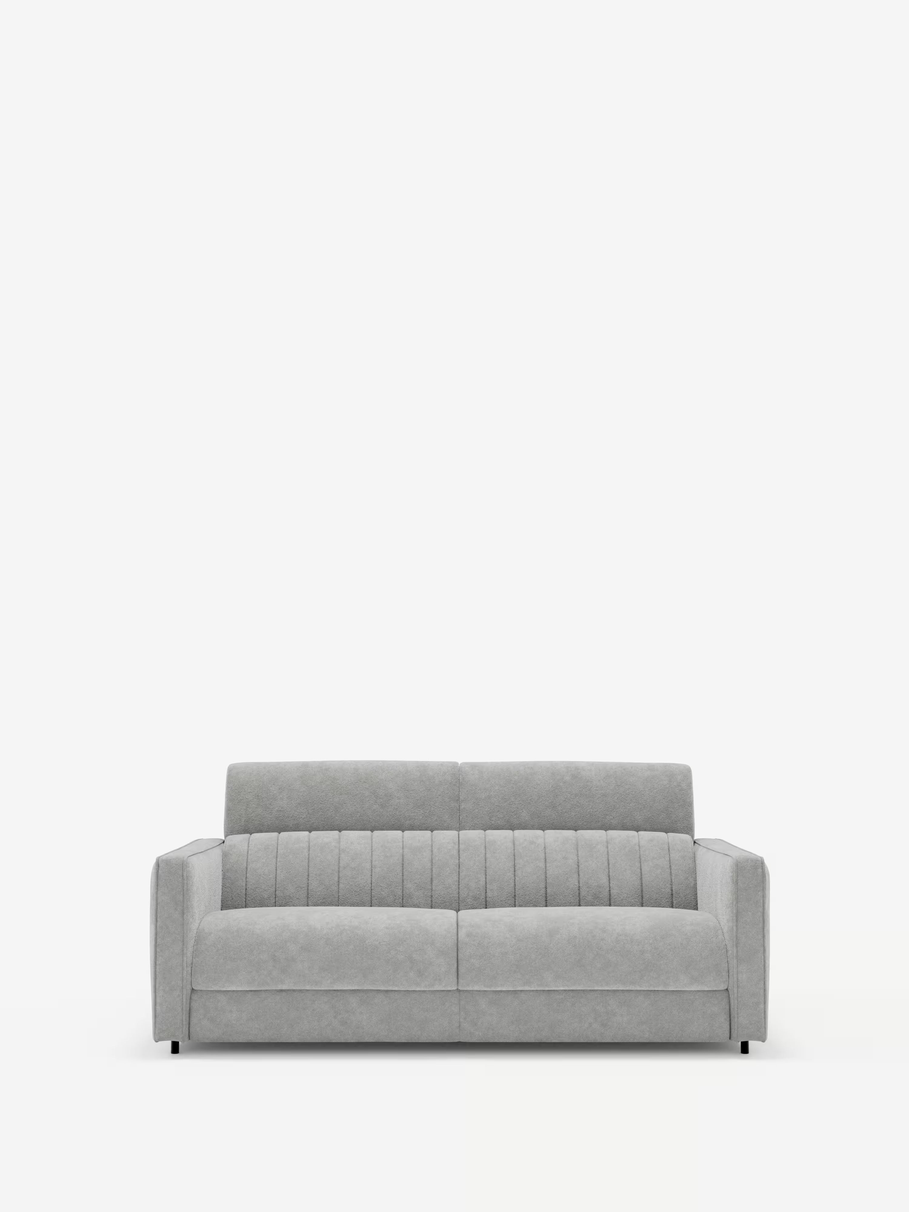 Nivon divano letto moderno 2 e 3 posti - materasso H16 cm e poggiatesta regolabili in tessuto smacchiabile