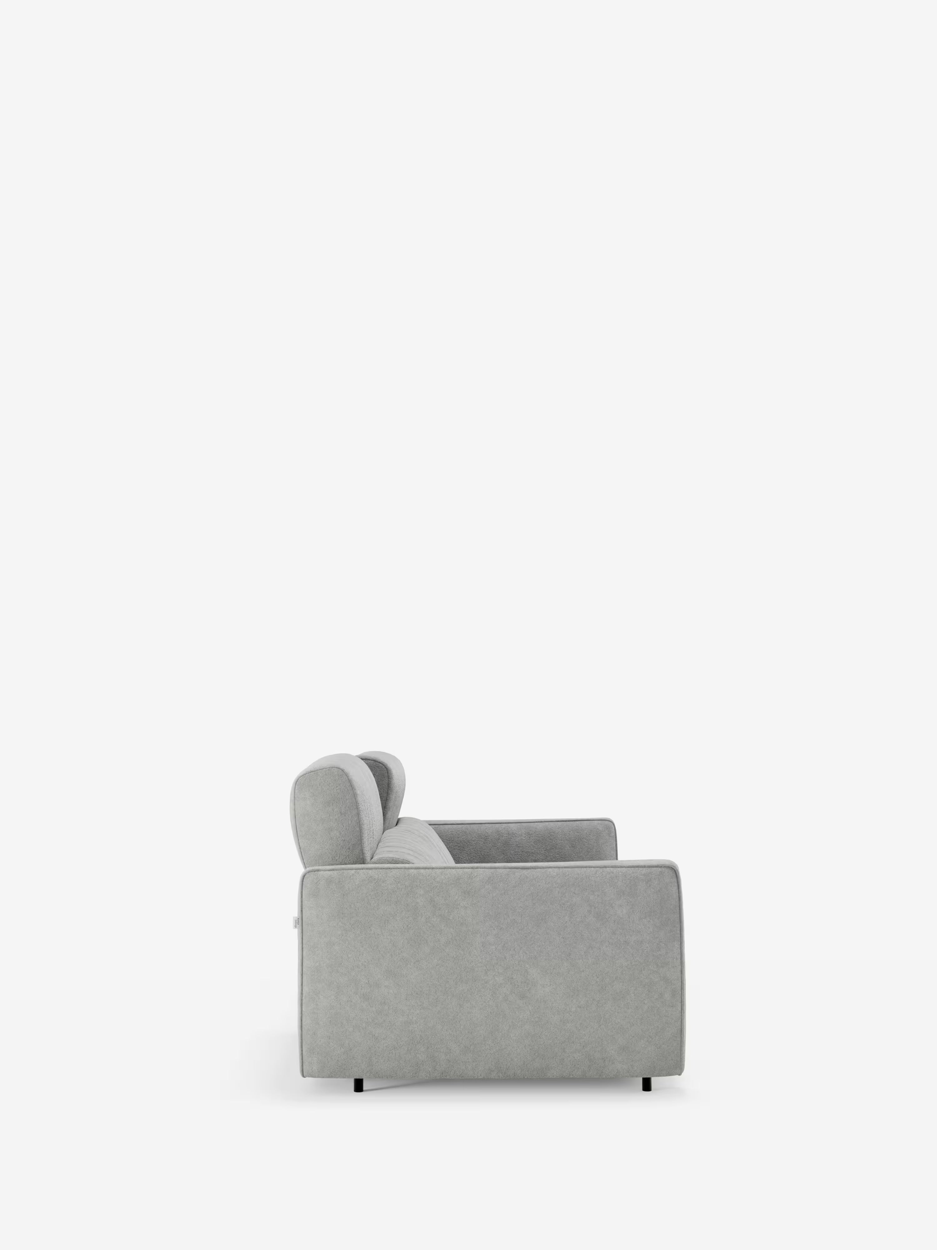Nivon divano letto moderno 2 e 3 posti - materasso H16 cm e poggiatesta regolabili in tessuto smacchiabile