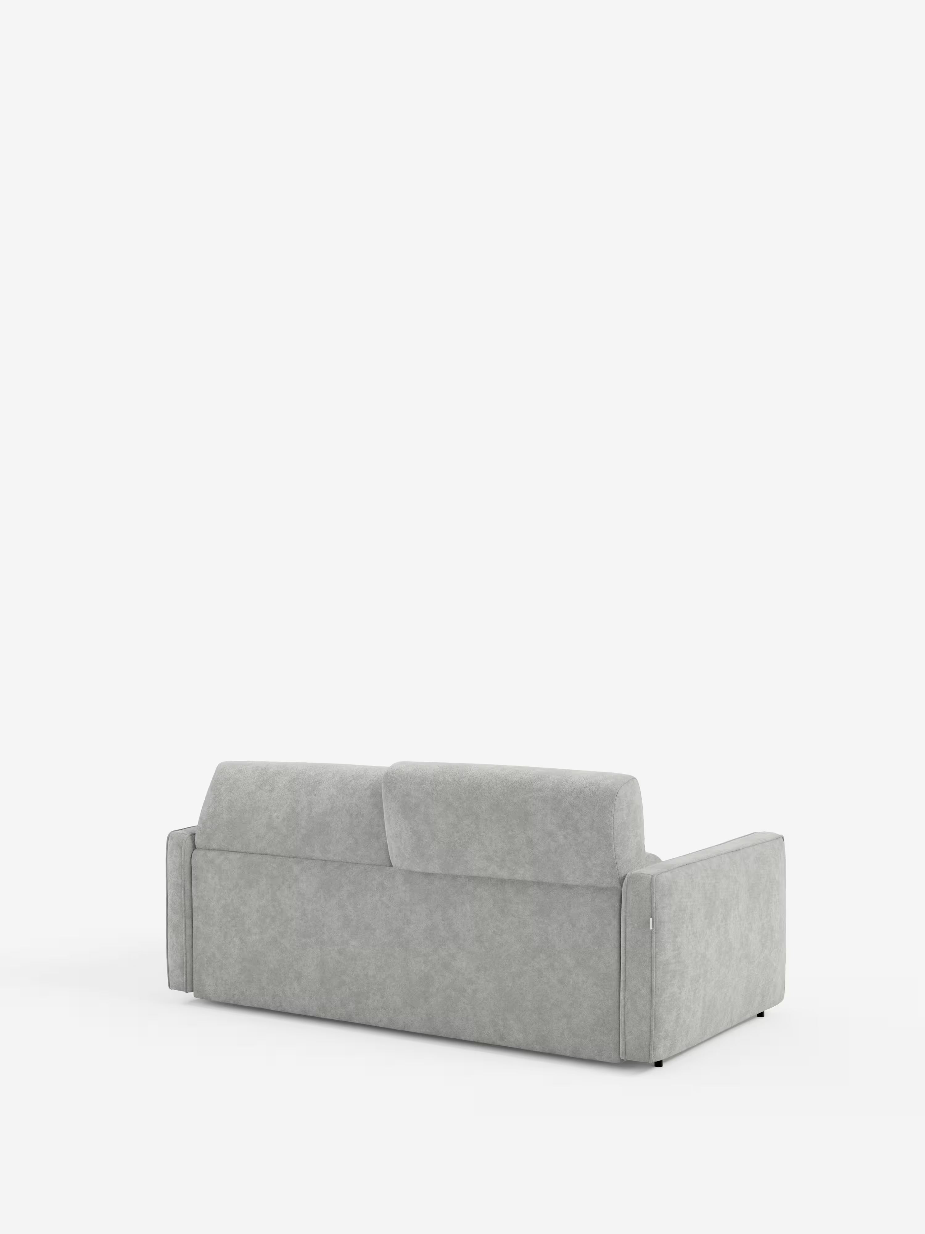 Nivon divano letto moderno 2 e 3 posti - materasso H16 cm e poggiatesta regolabili in tessuto smacchiabile