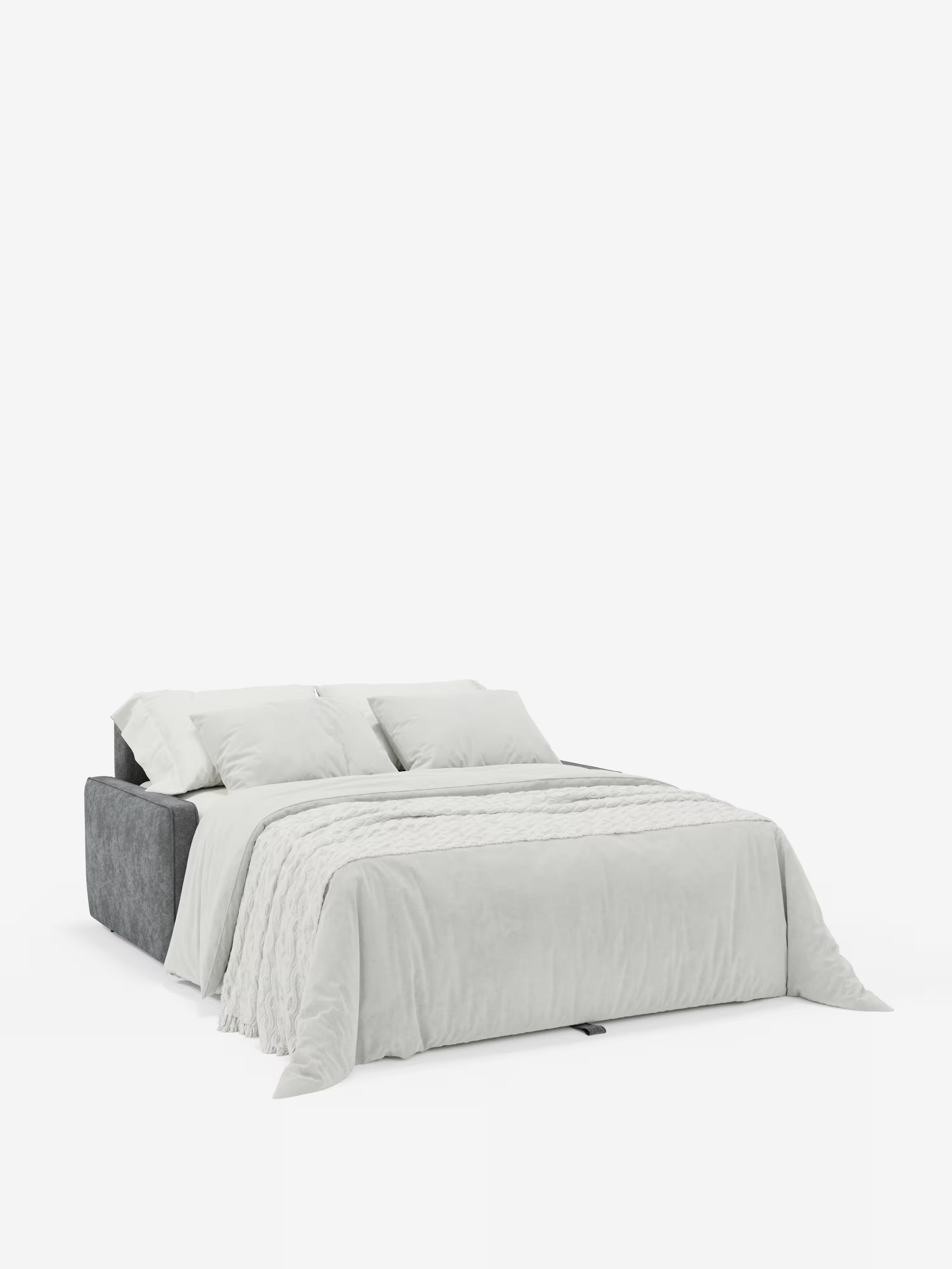 Nivon divano letto moderno 2 e 3 posti - materasso H16 cm e poggiatesta regolabili in tessuto smacchiabile