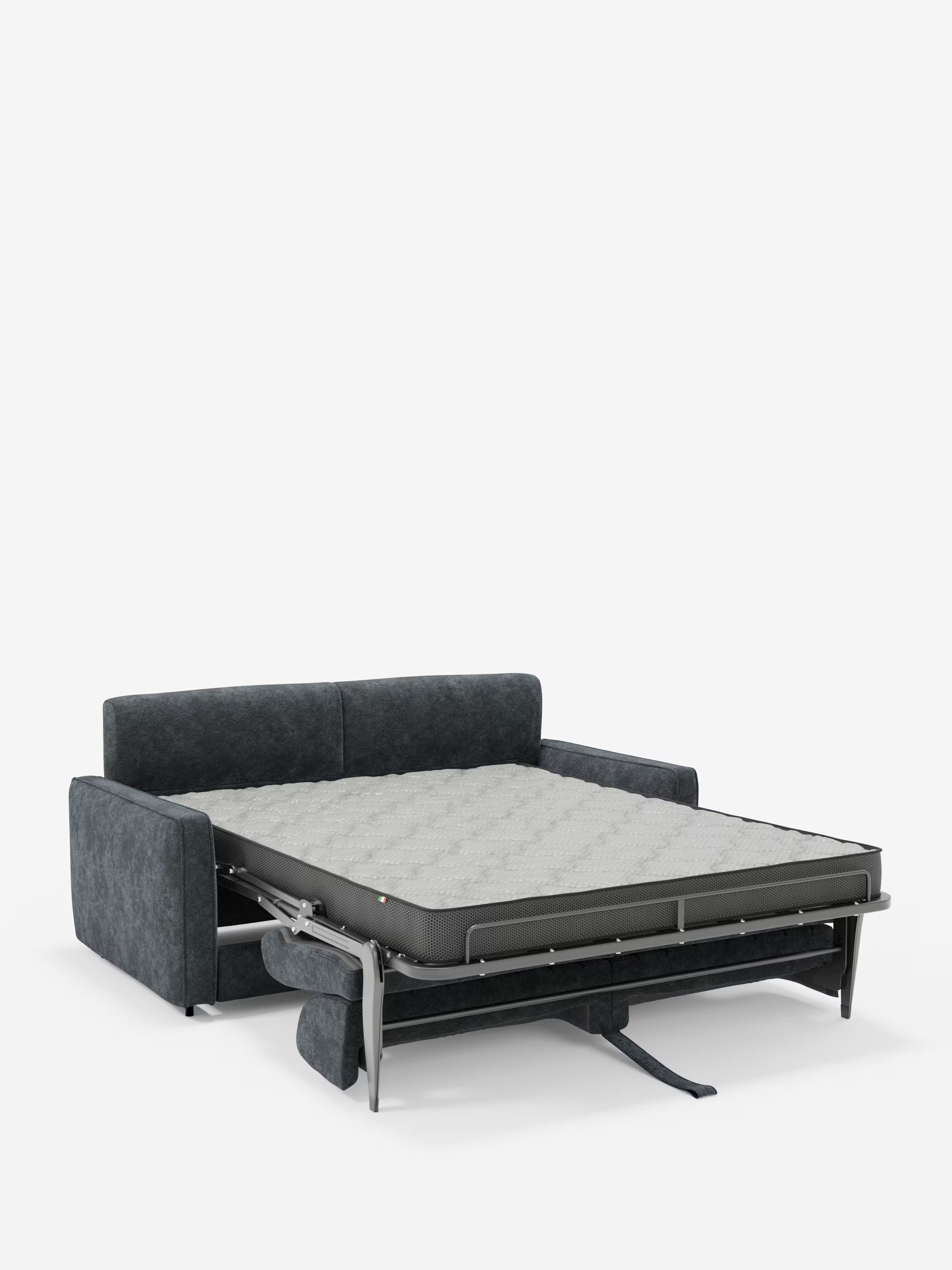 Nivon divano letto moderno 2 e 3 posti - materasso H16 cm e poggiatesta regolabili in tessuto smacchiabile