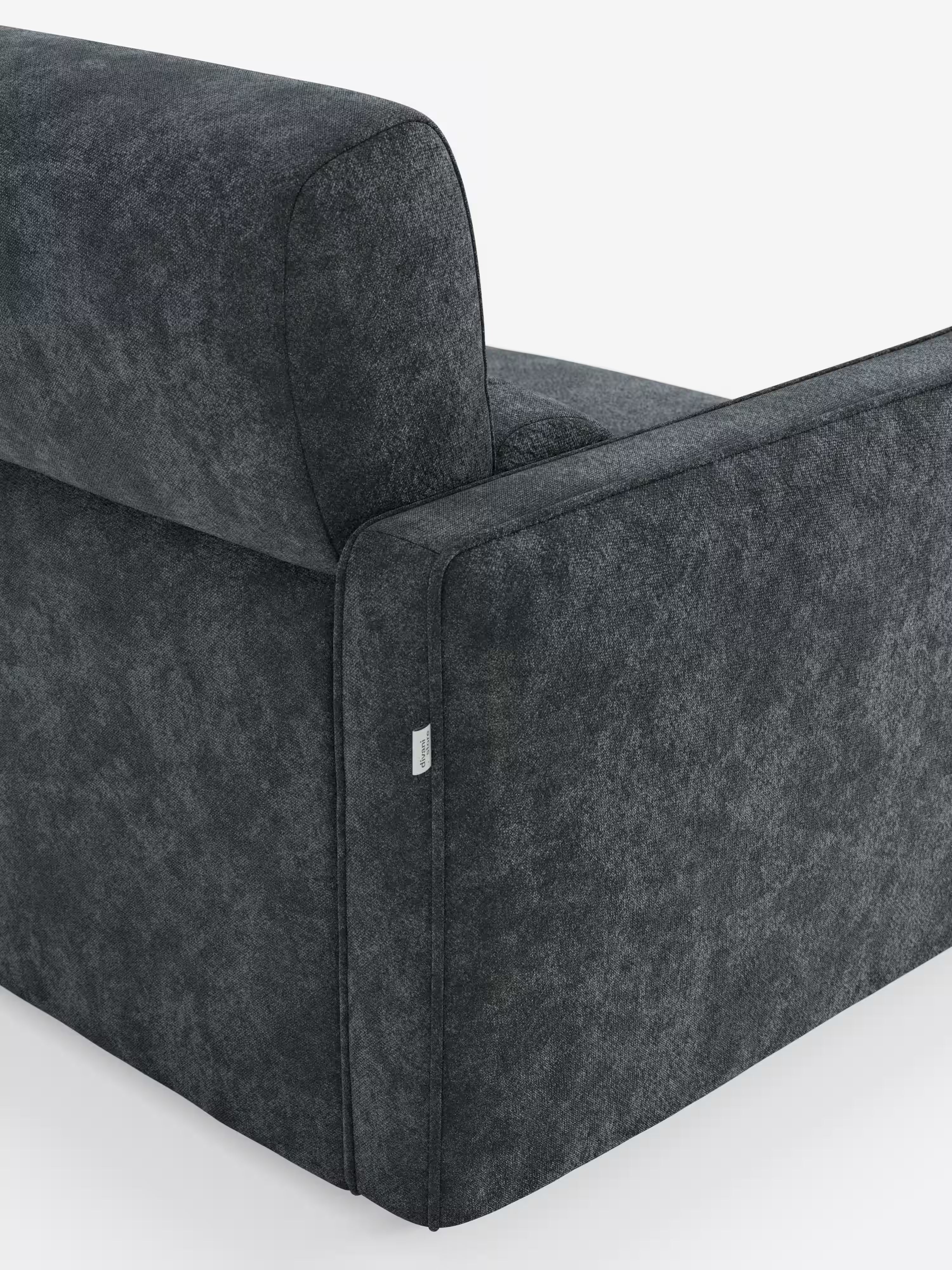 Nivon divano letto moderno 2 e 3 posti - materasso H16 cm e poggiatesta regolabili in tessuto smacchiabile