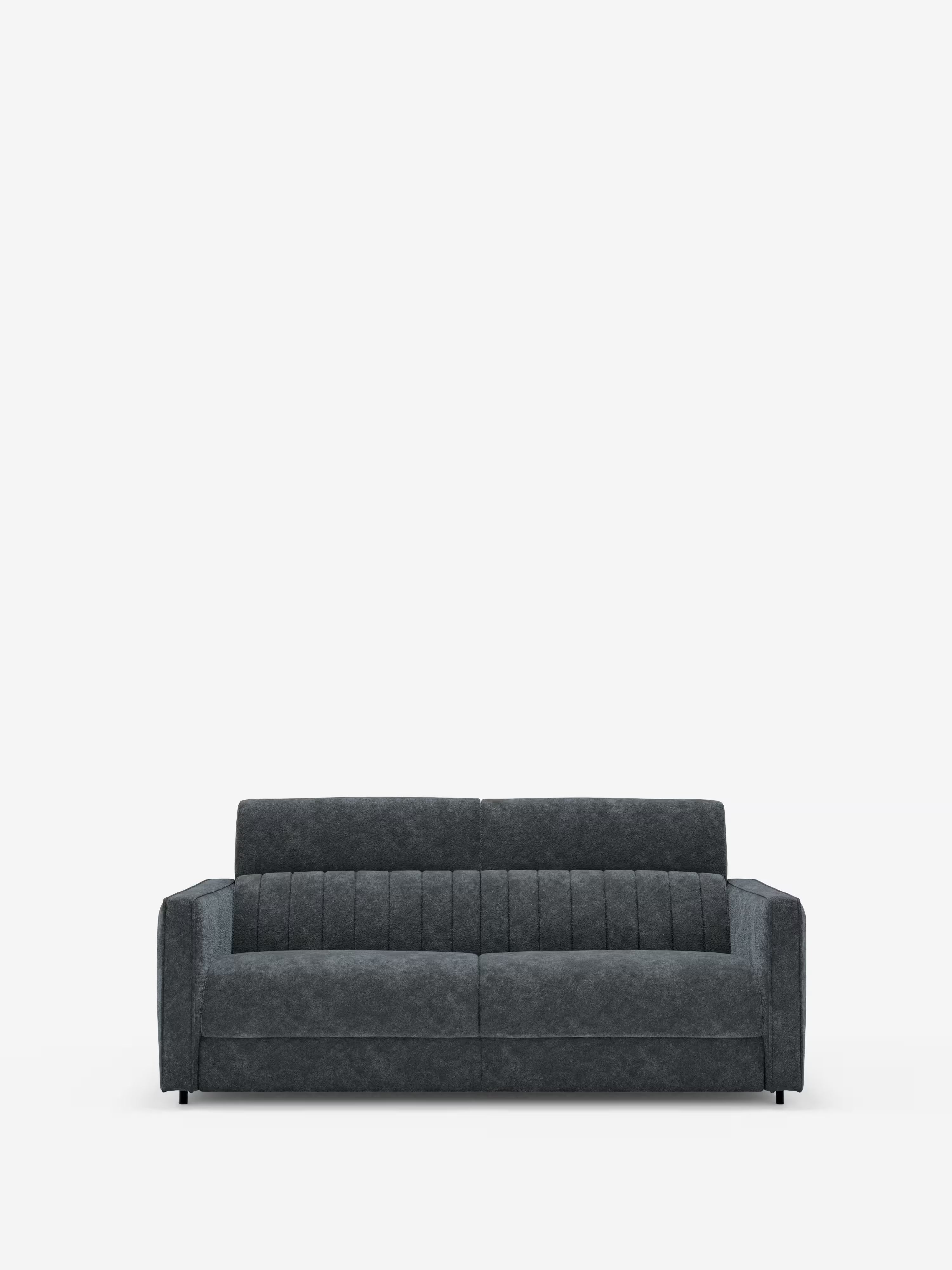 Nivon divano letto moderno 2 e 3 posti - materasso H16 cm e poggiatesta regolabili in tessuto smacchiabile