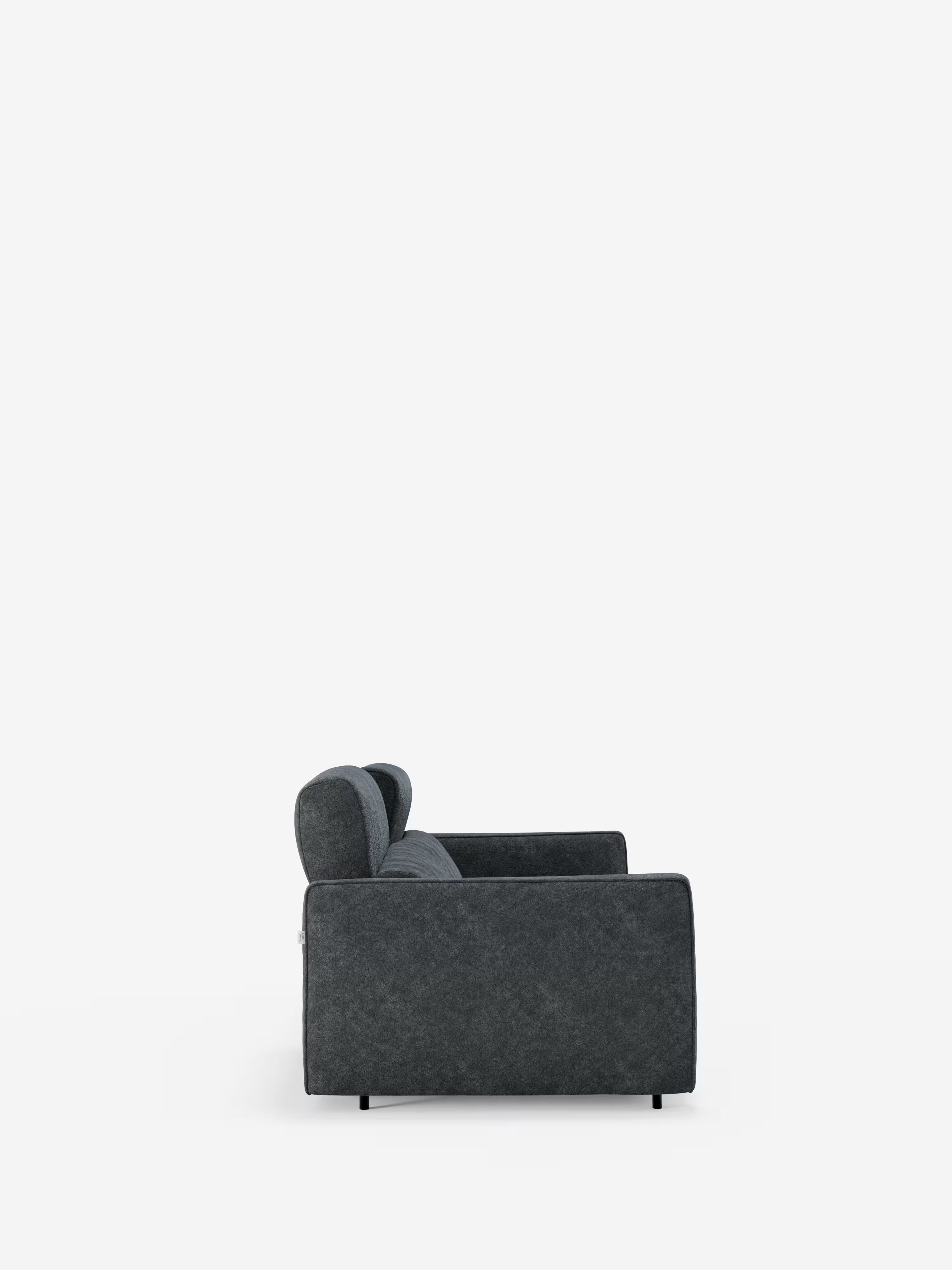 Nivon divano letto moderno 2 e 3 posti - materasso H16 cm e poggiatesta regolabili in tessuto smacchiabile