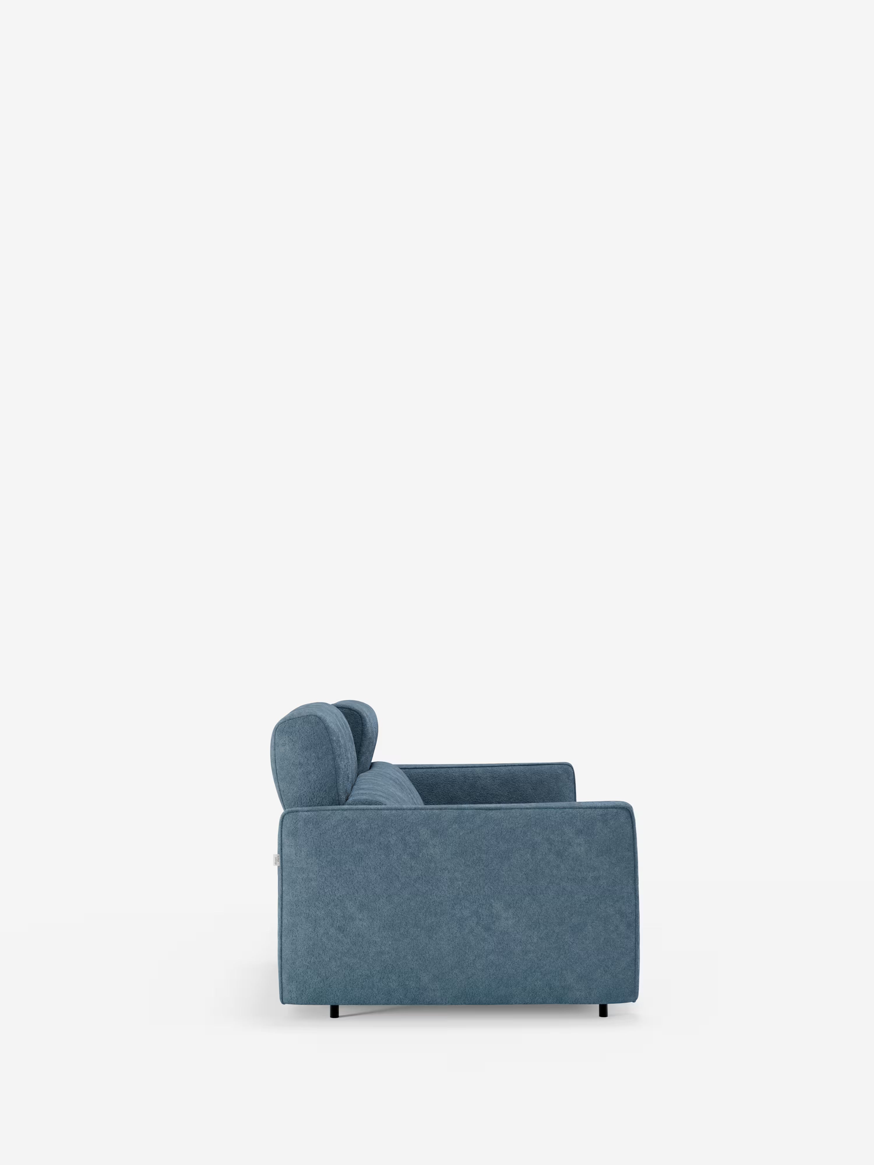 Nivon divano letto moderno 2 e 3 posti - materasso H16 cm e poggiatesta regolabili in tessuto smacchiabile