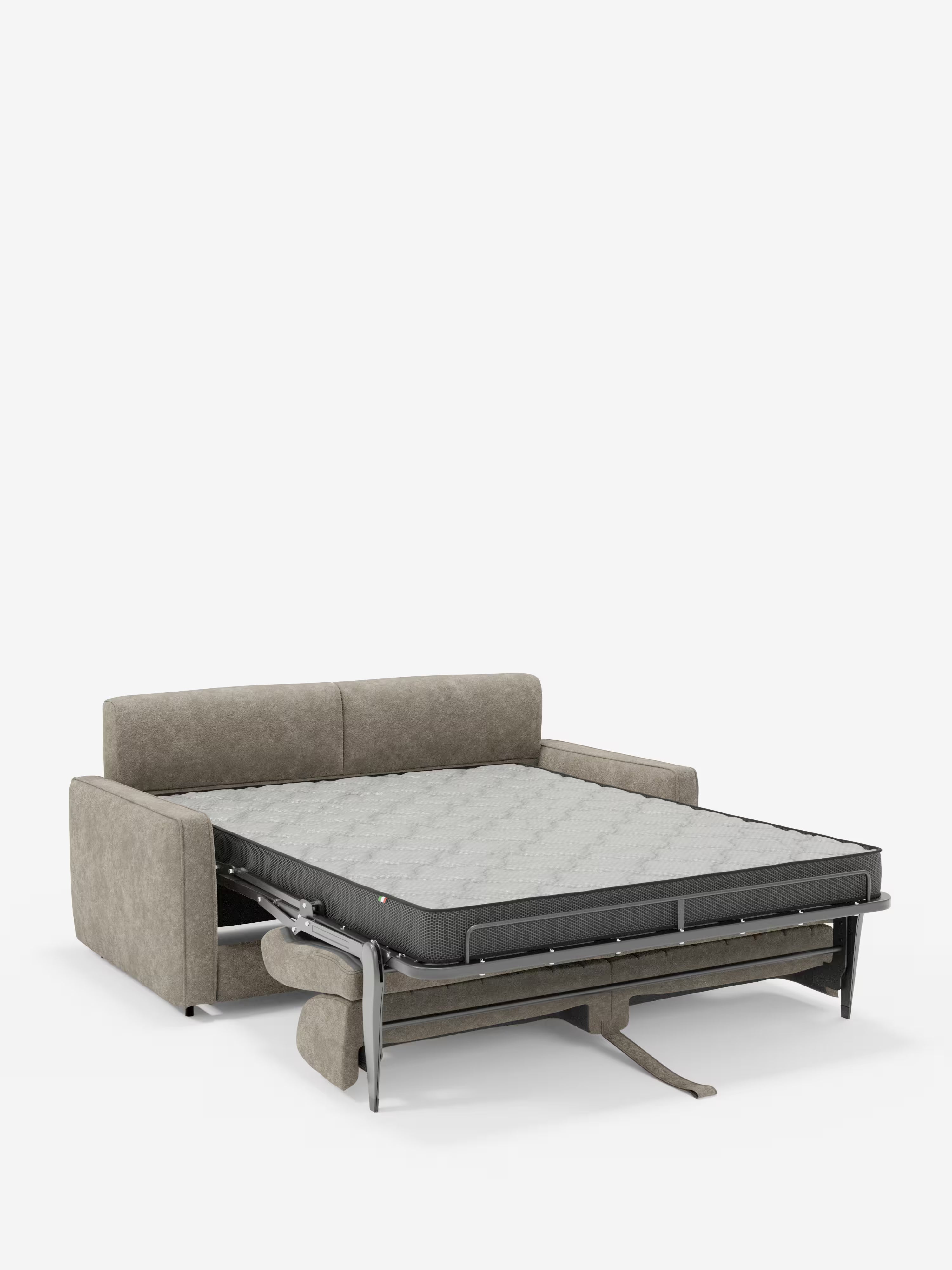Nivon divano letto moderno 2 e 3 posti - materasso H16 cm e poggiatesta regolabili in tessuto smacchiabile