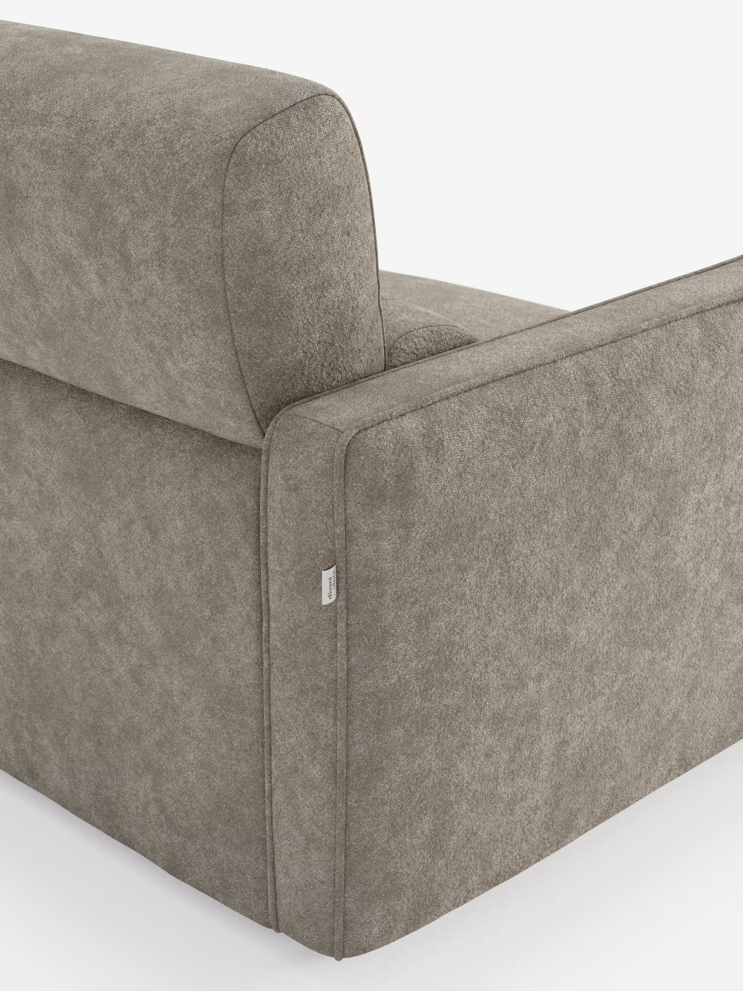 Nivon divano letto moderno 2 e 3 posti - materasso H16 cm e poggiatesta regolabili in tessuto smacchiabile