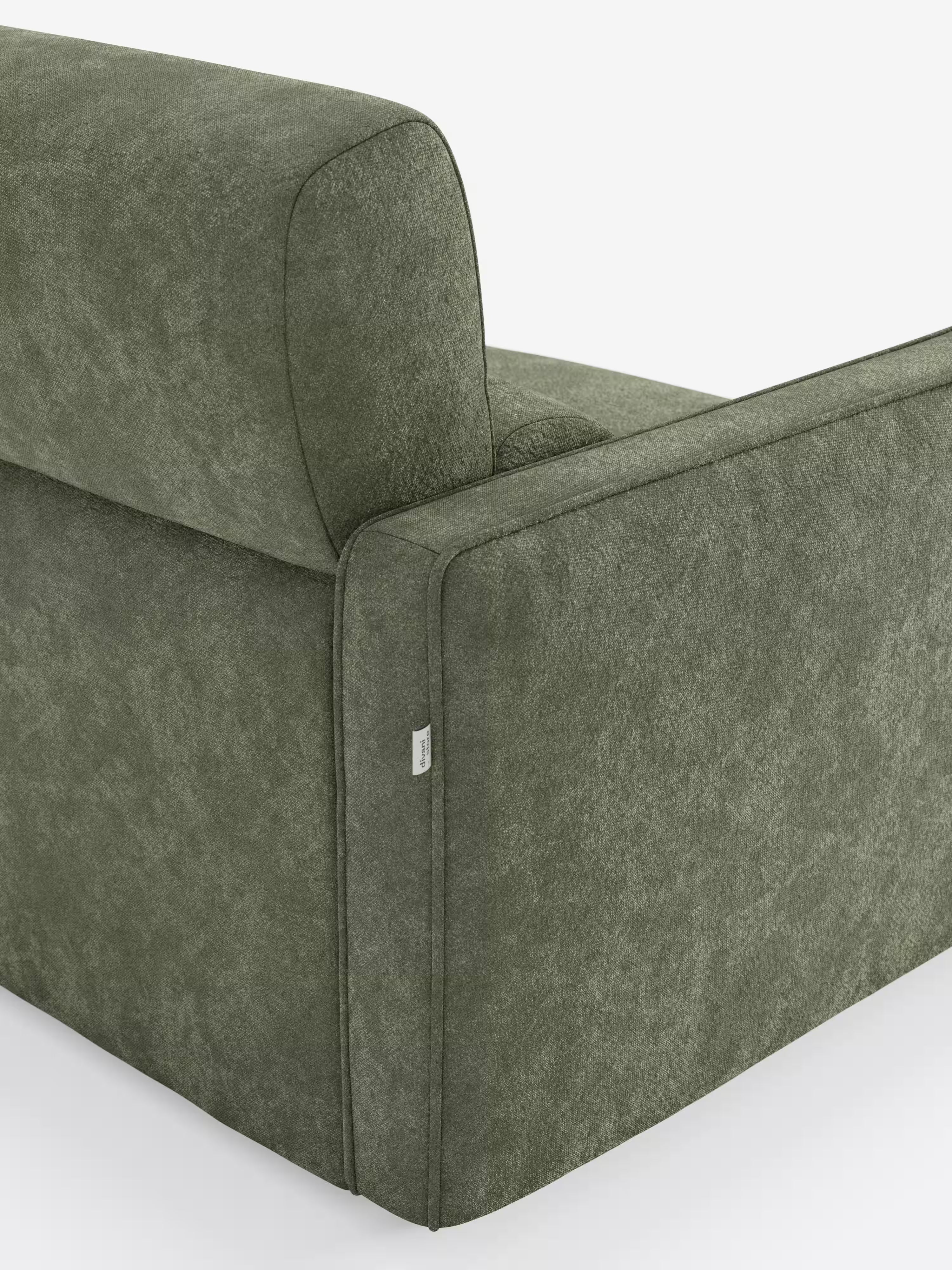 Nivon divano letto moderno 2 e 3 posti - materasso H16 cm e poggiatesta regolabili in tessuto smacchiabile