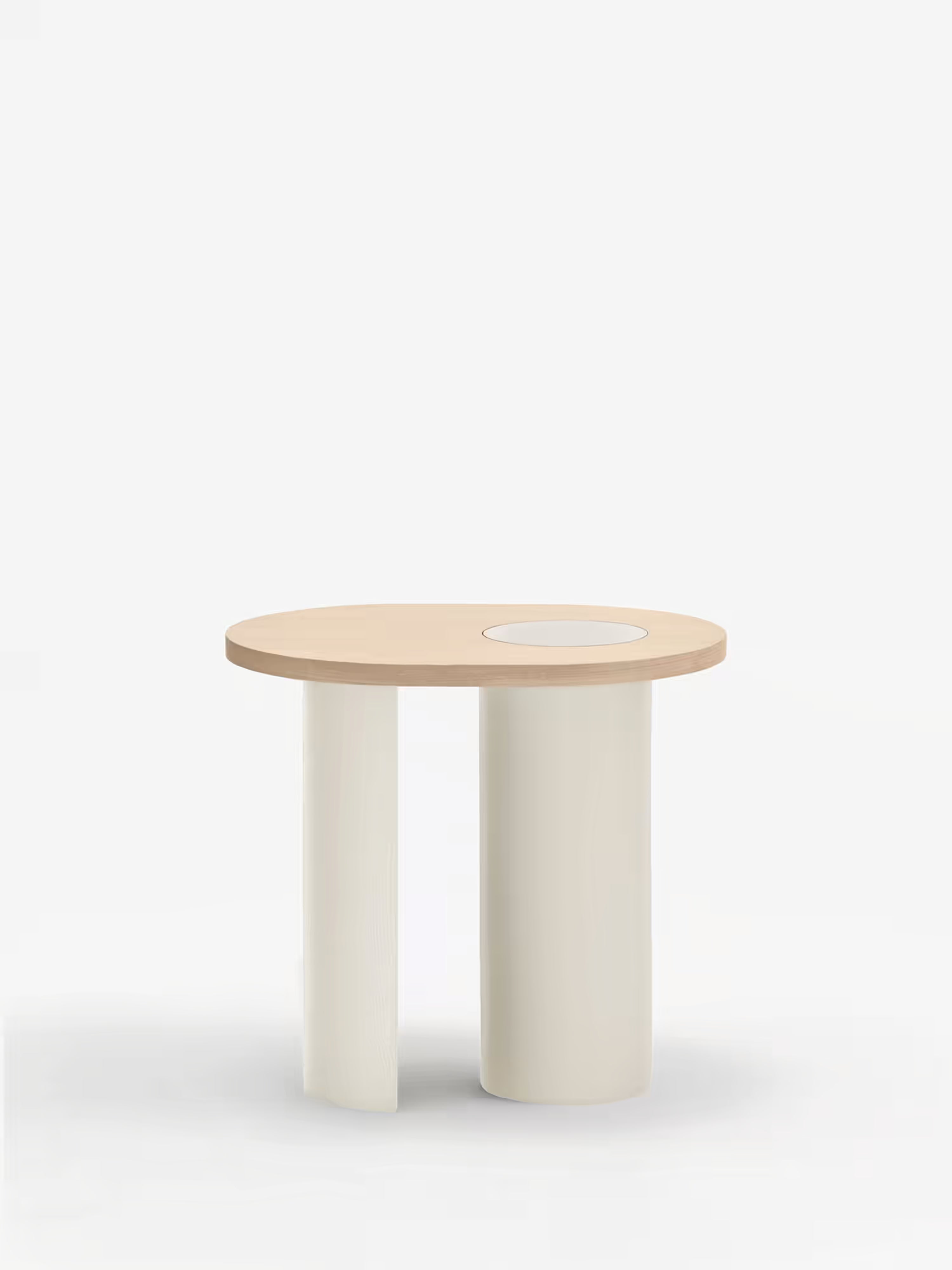 Nori Oval side table in 3 finishes - modern design 60 × 45 cm