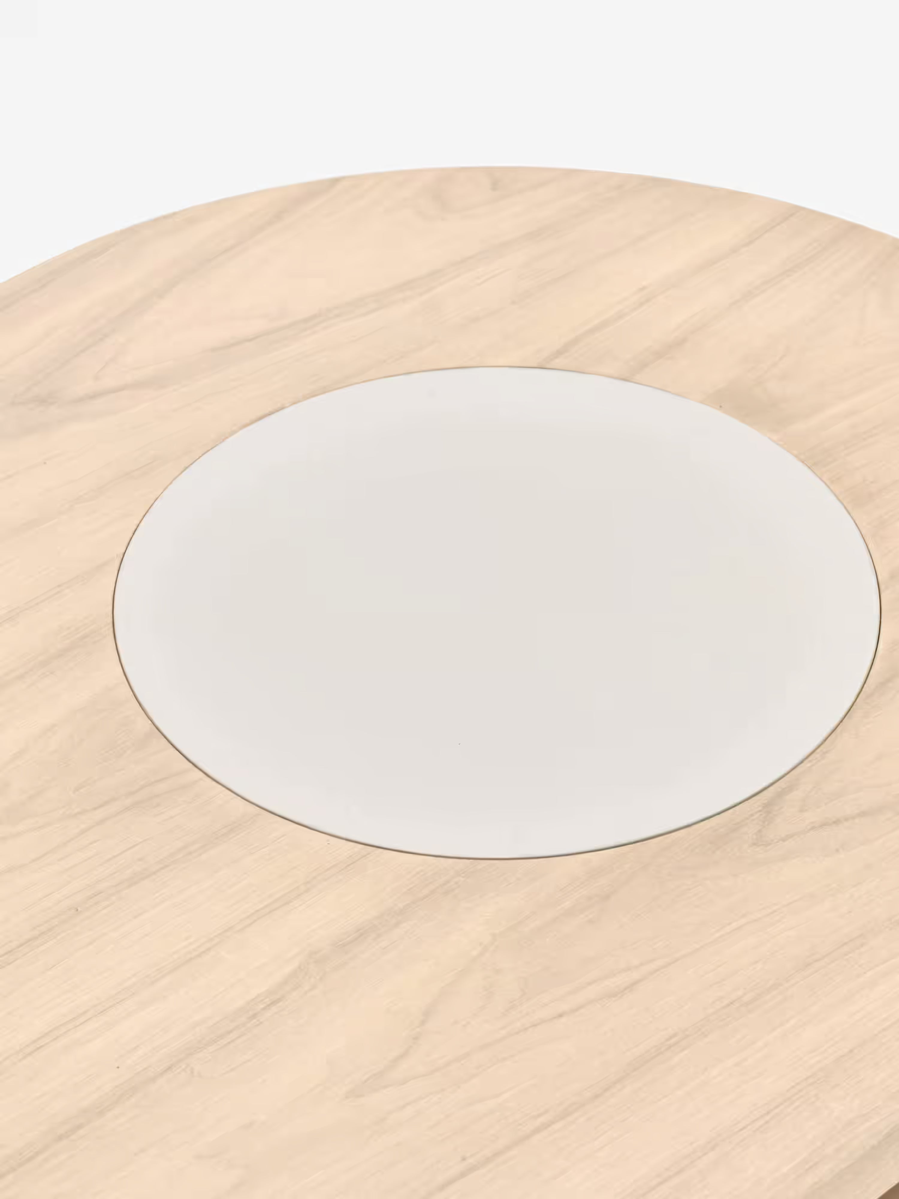 Nori Oval side table in 3 finishes - modern design 60 × 45 cm