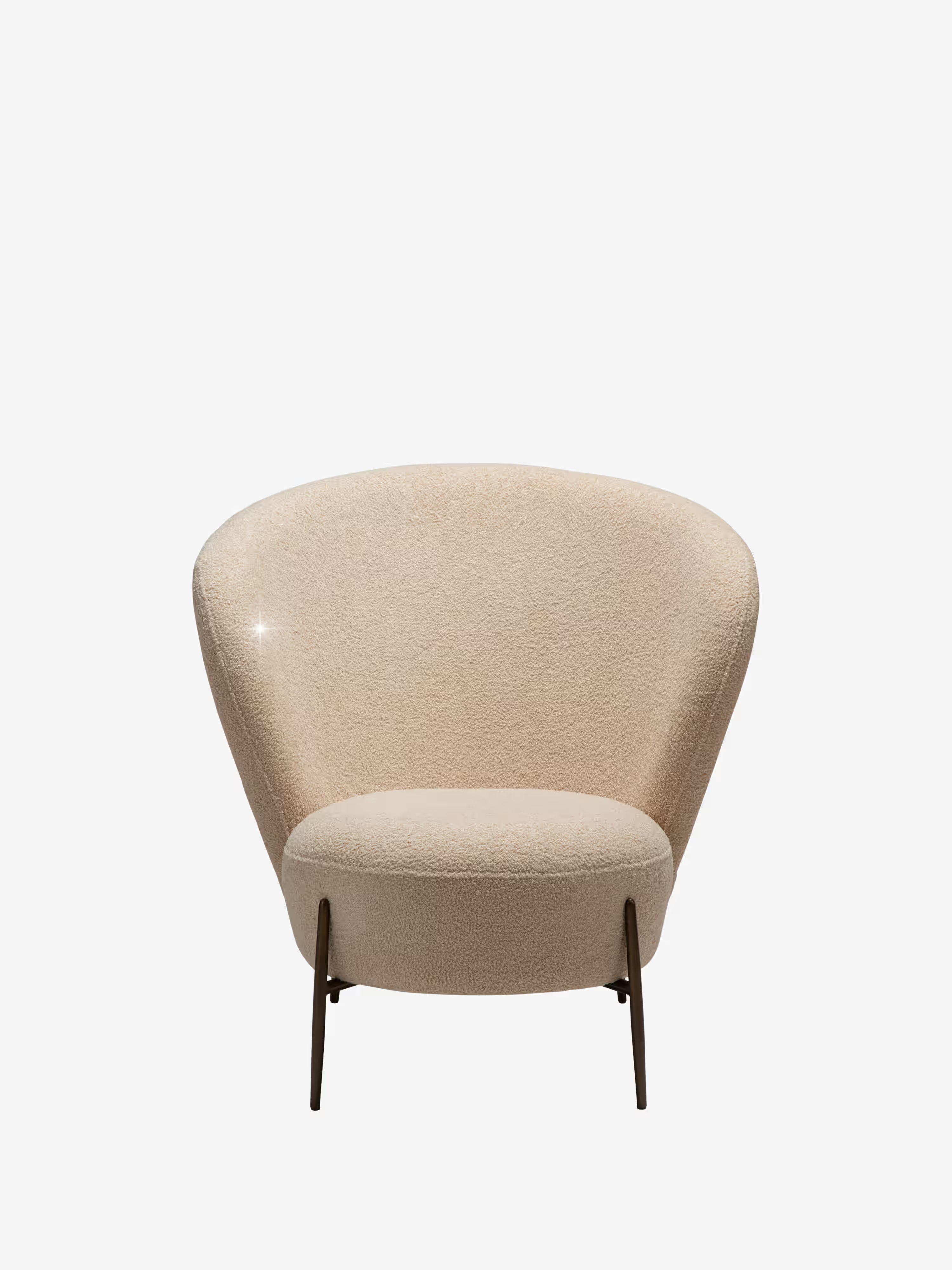 Orbit Sillón – Confort envolvente en diseño bouclé RPES ecológico