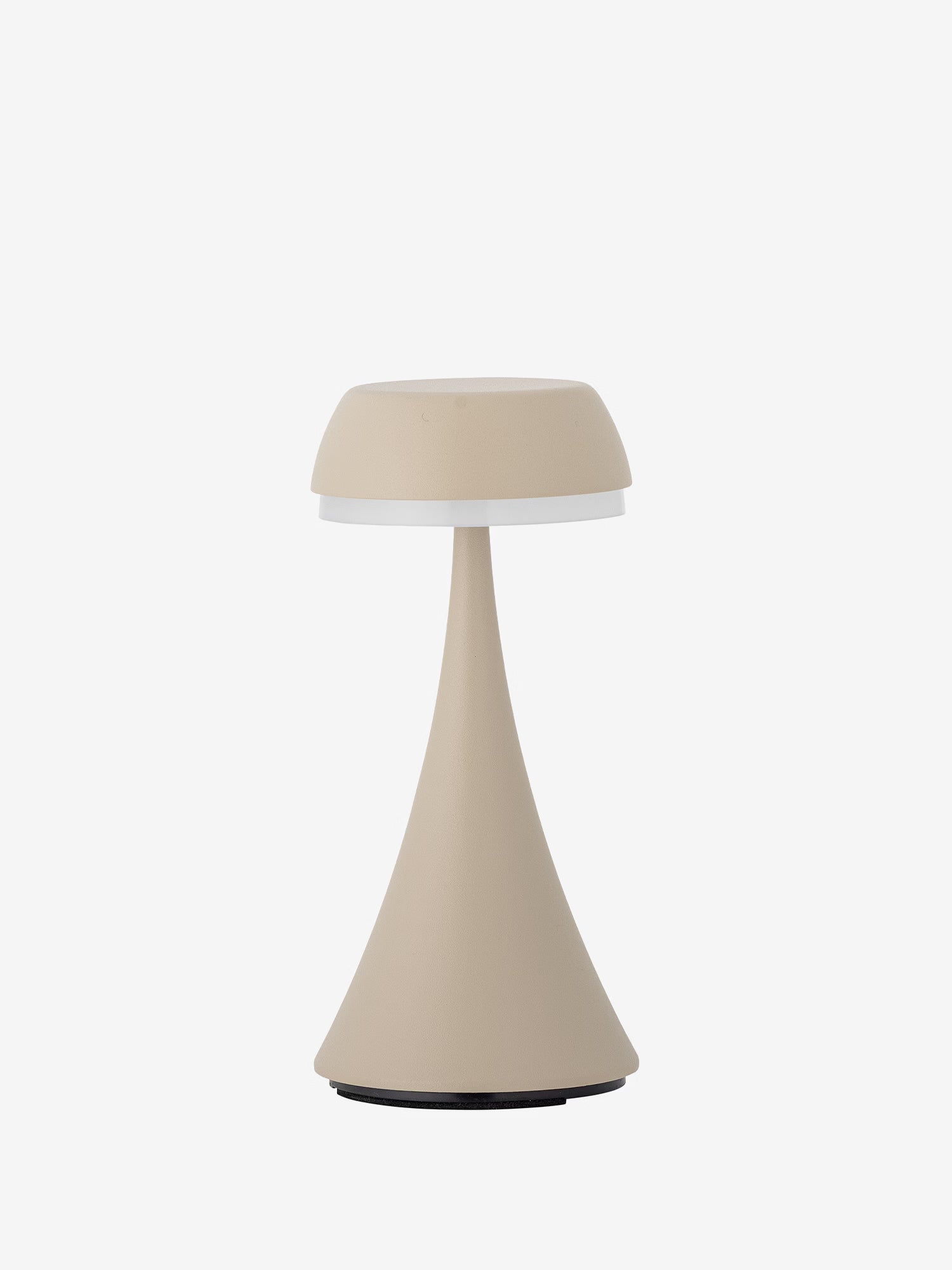 Pepple Lampe de table portable et rechargeable - en aluminium beige aussi pour extérieur