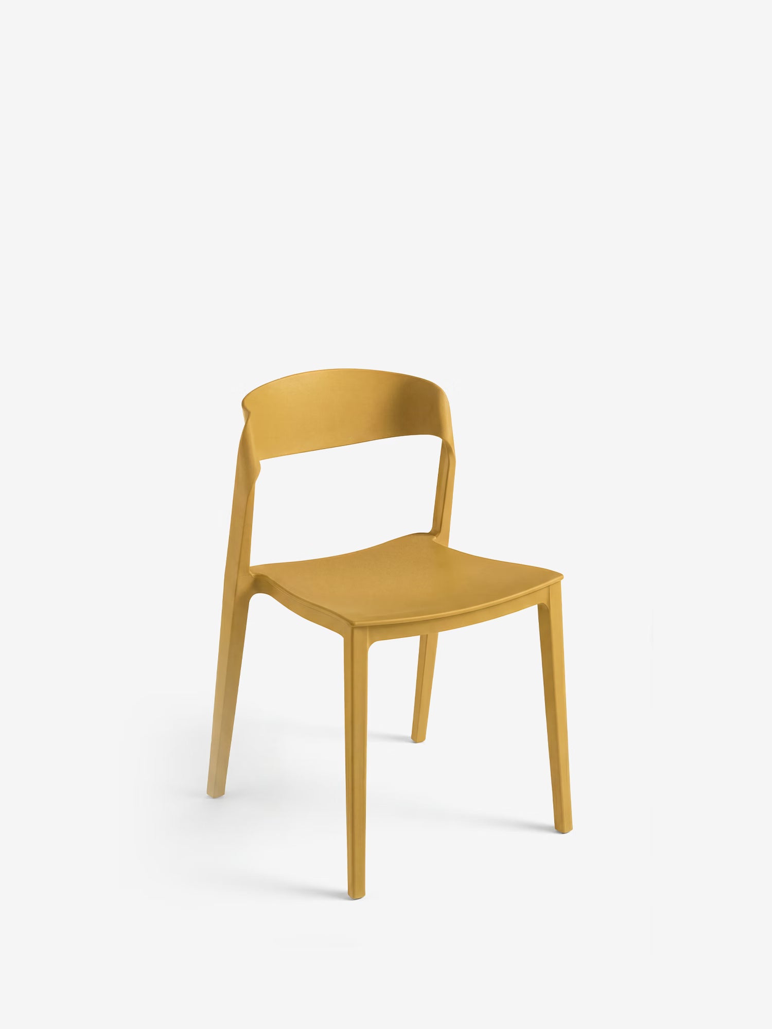 Perla Silla apilable de polipropileno con diseño moderno y versátil