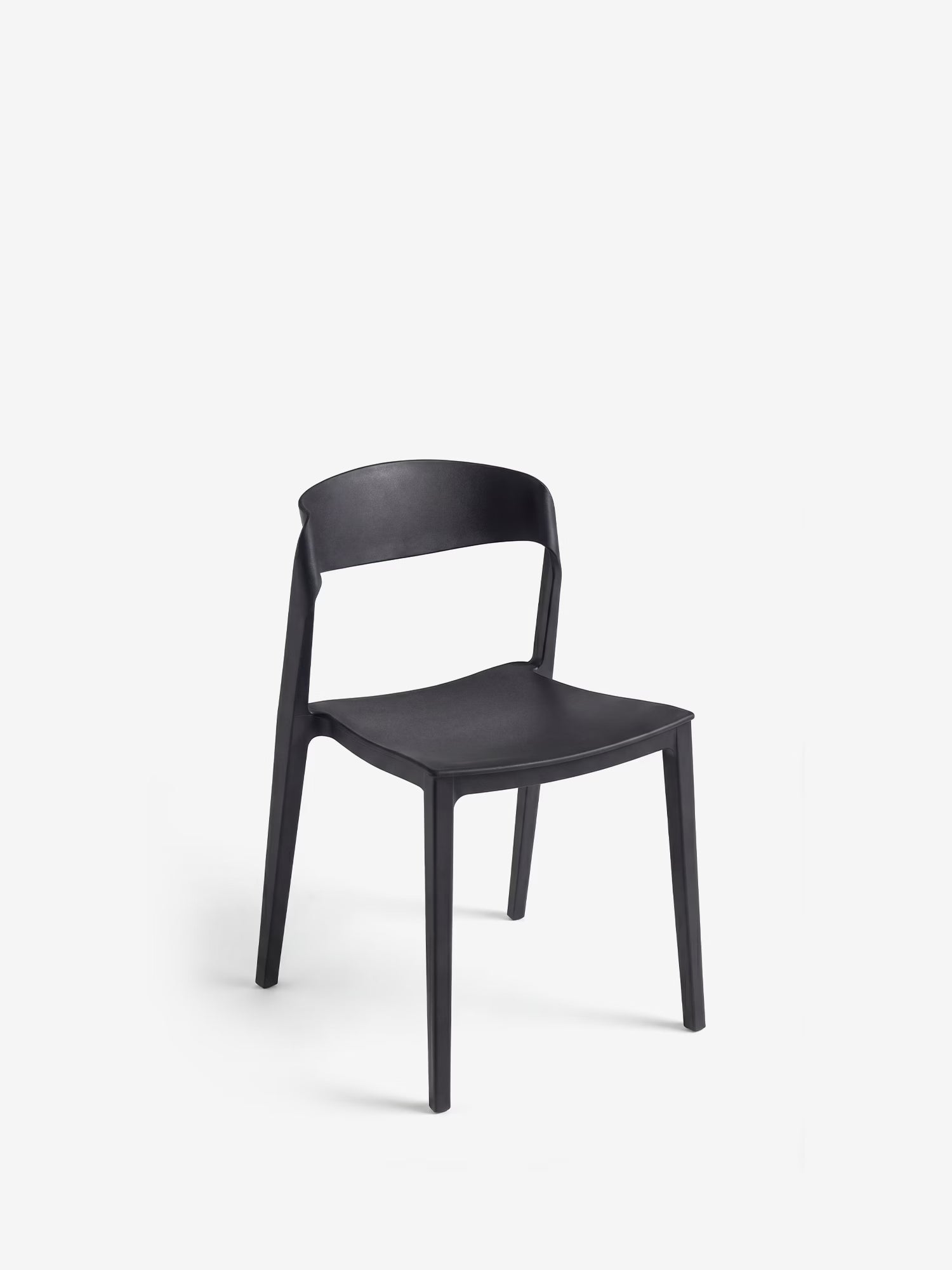 Perla Silla apilable de polipropileno con diseño moderno y versátil